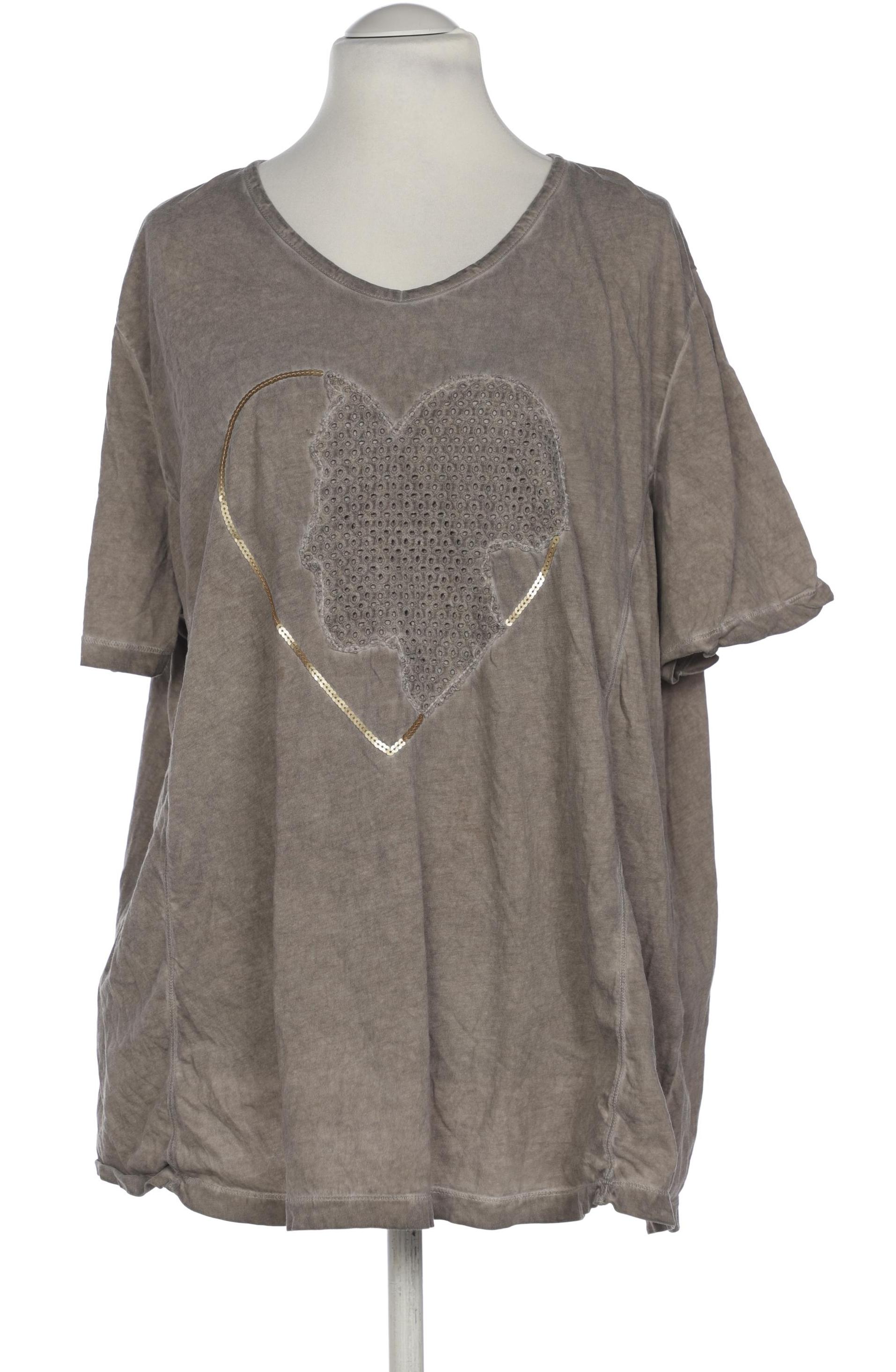 

Ulla Popken Damen T-Shirt, braun, Gr. 54