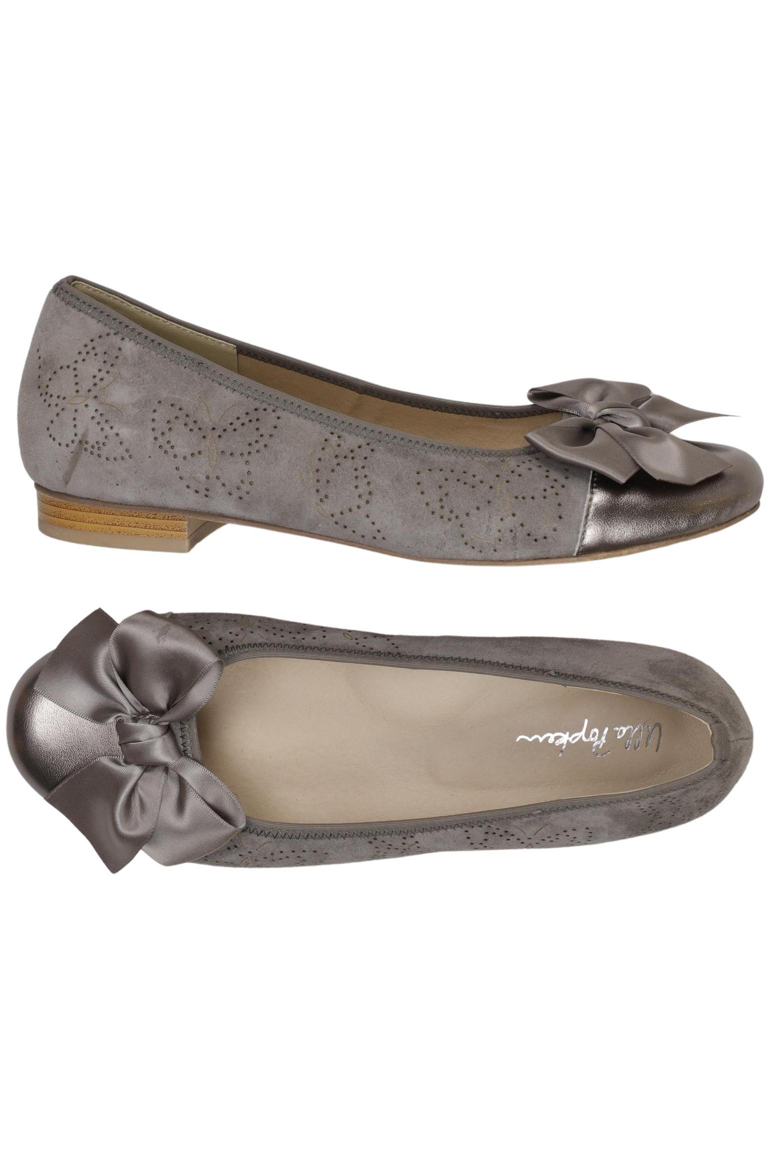 

Ulla Popken Damen Ballerinas, grau, Gr. 40