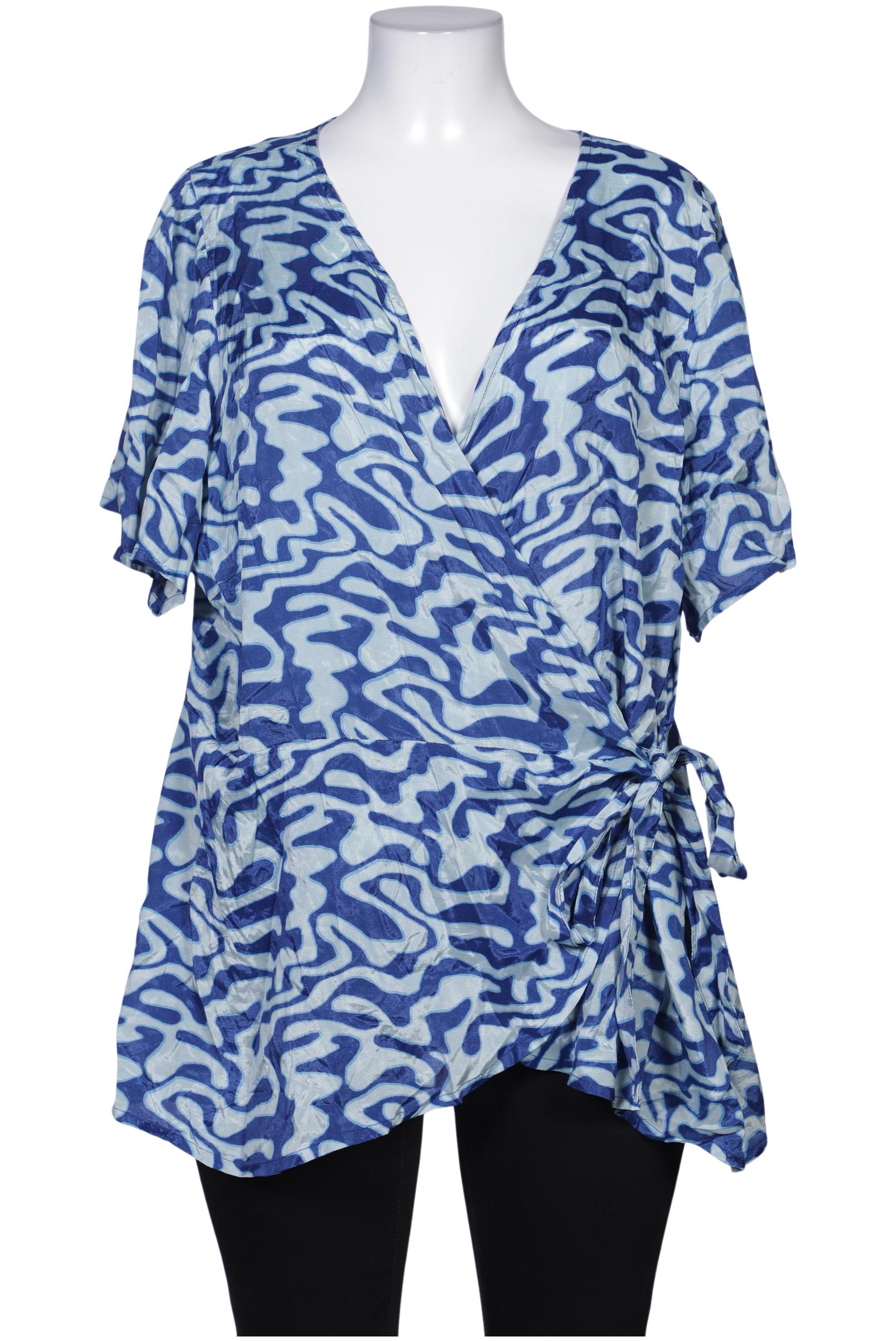 

Ulla Popken Damen Bluse, blau, Gr. 48