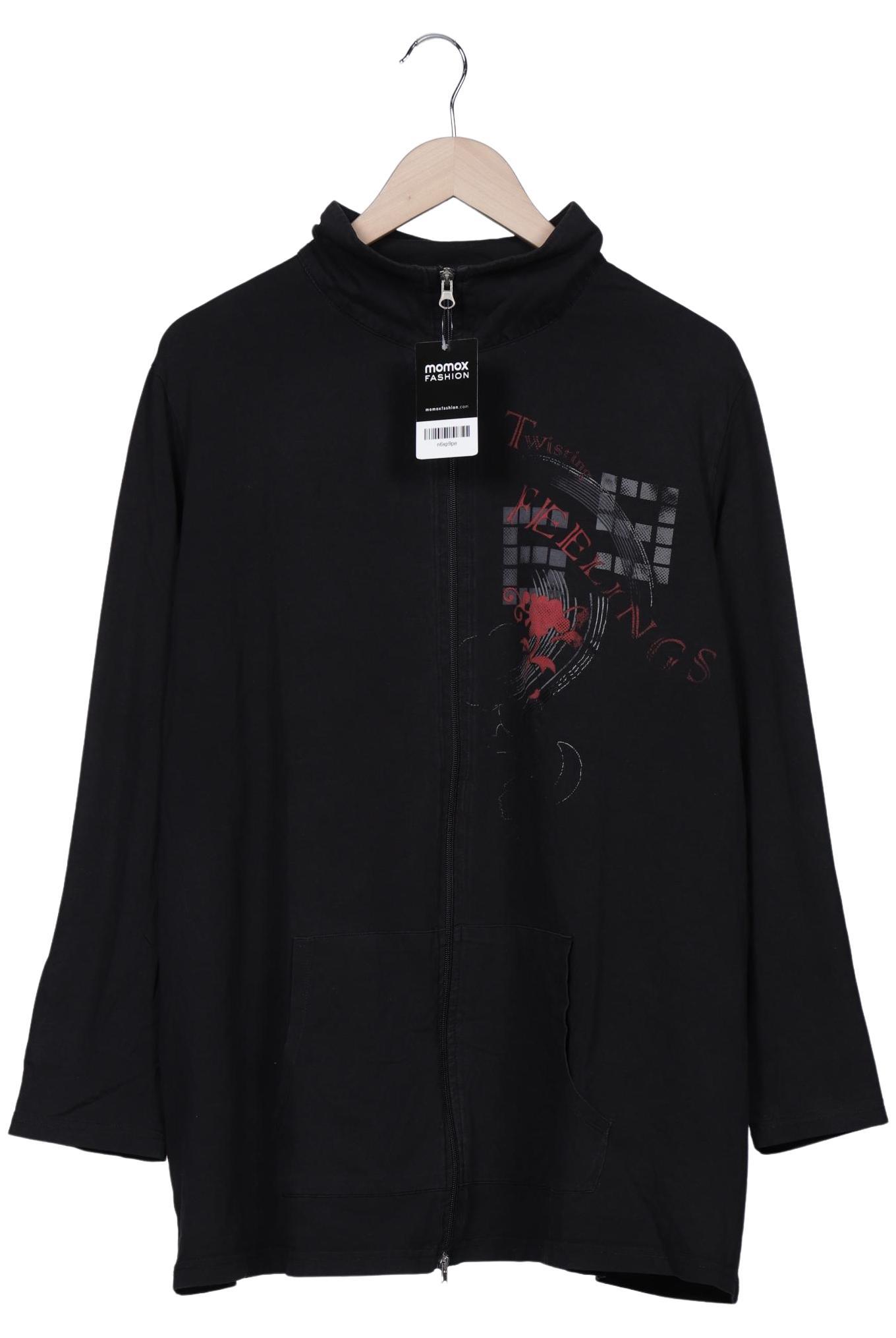 

Ulla Popken Damen Sweatshirt, schwarz, Gr. 50