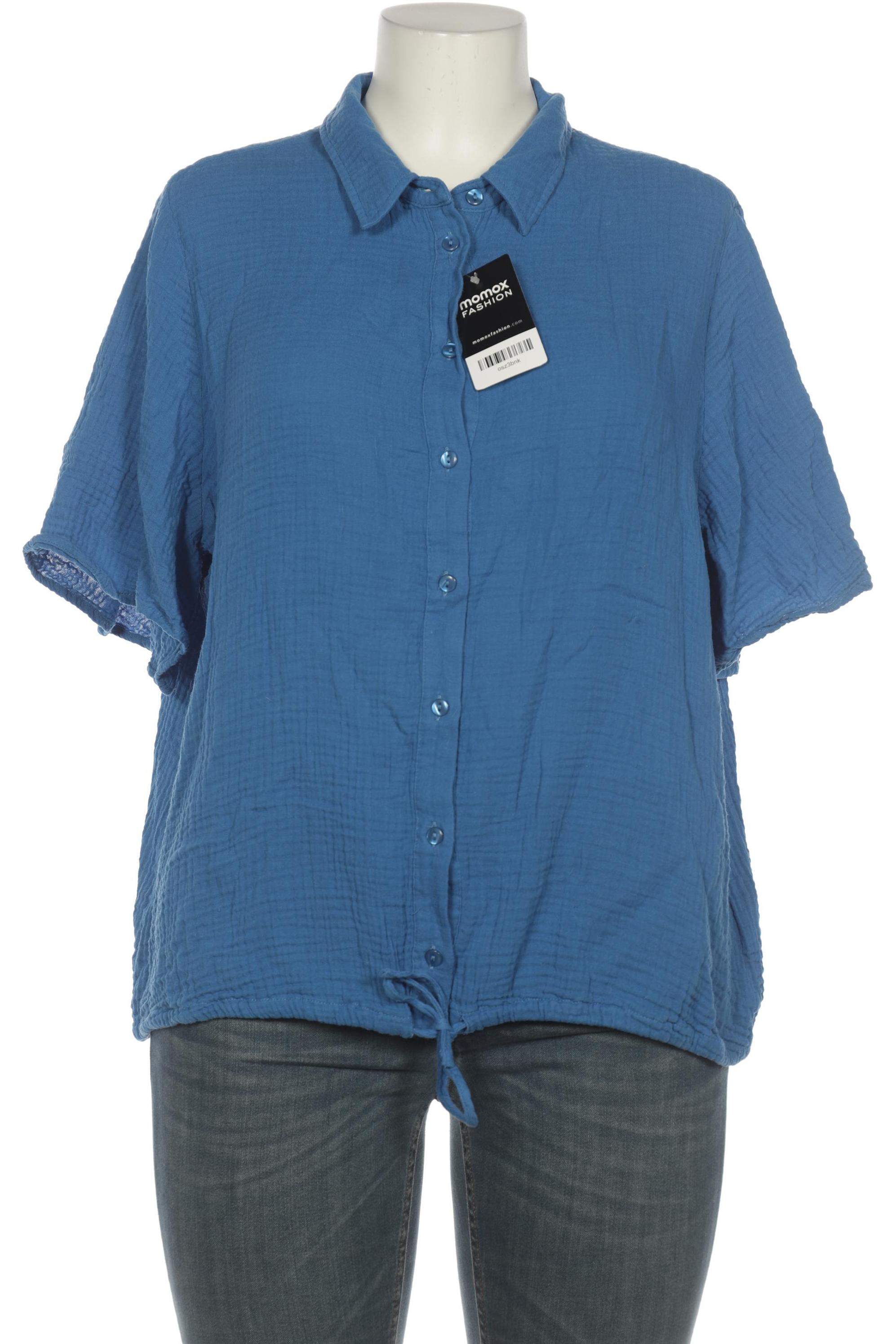 

Ulla Popken Damen Bluse, blau, Gr. 46