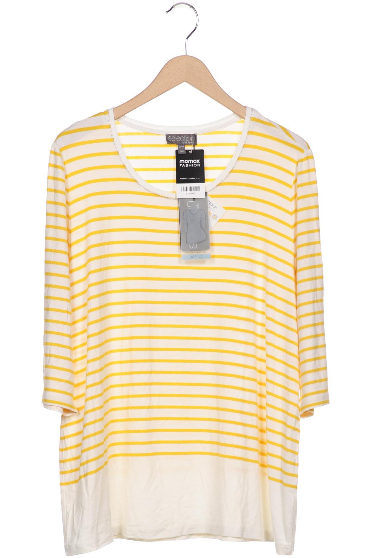 

Ulla Popken Damen Langarmshirt, gelb