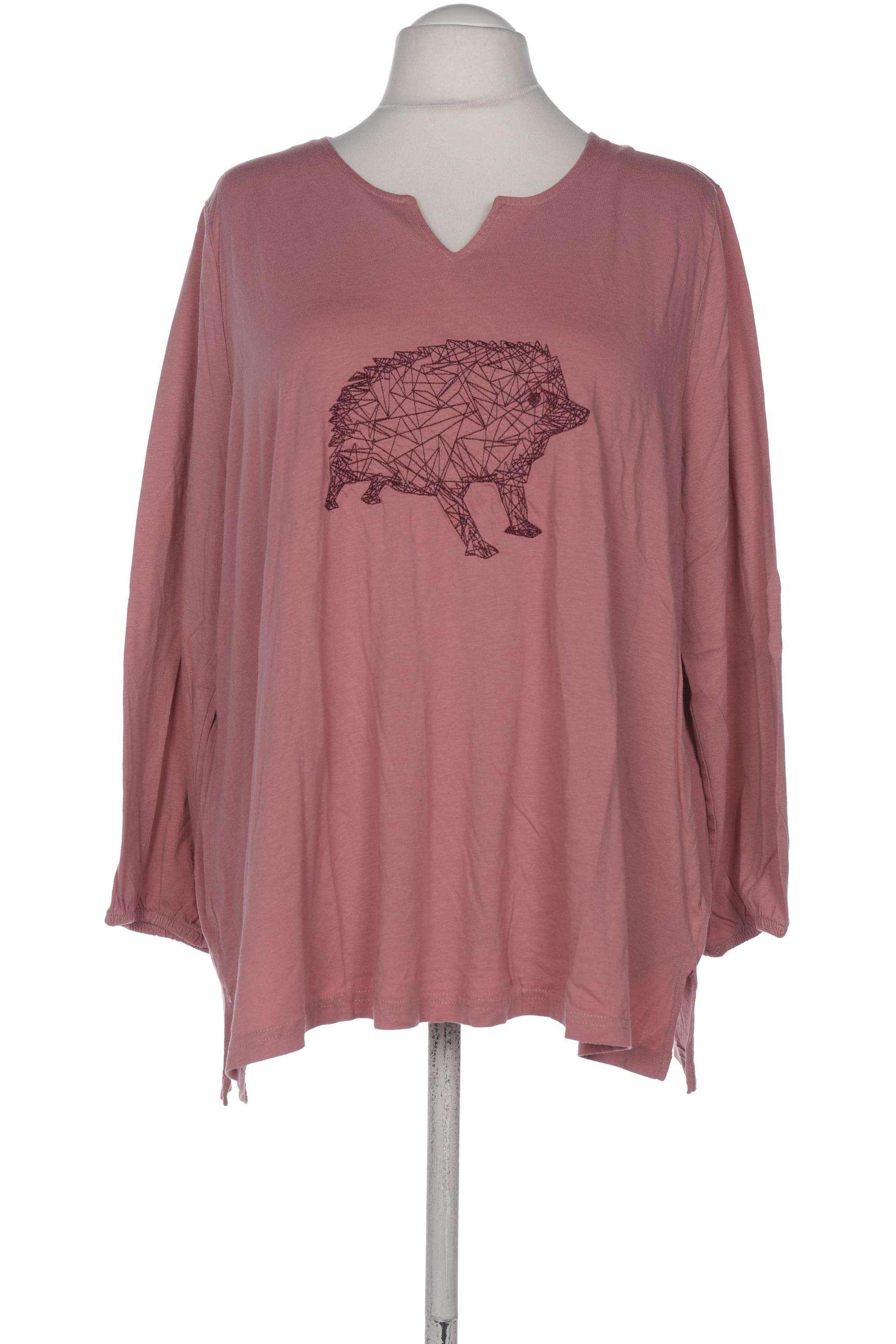 

Ulla Popken Damen Langarmshirt, pink