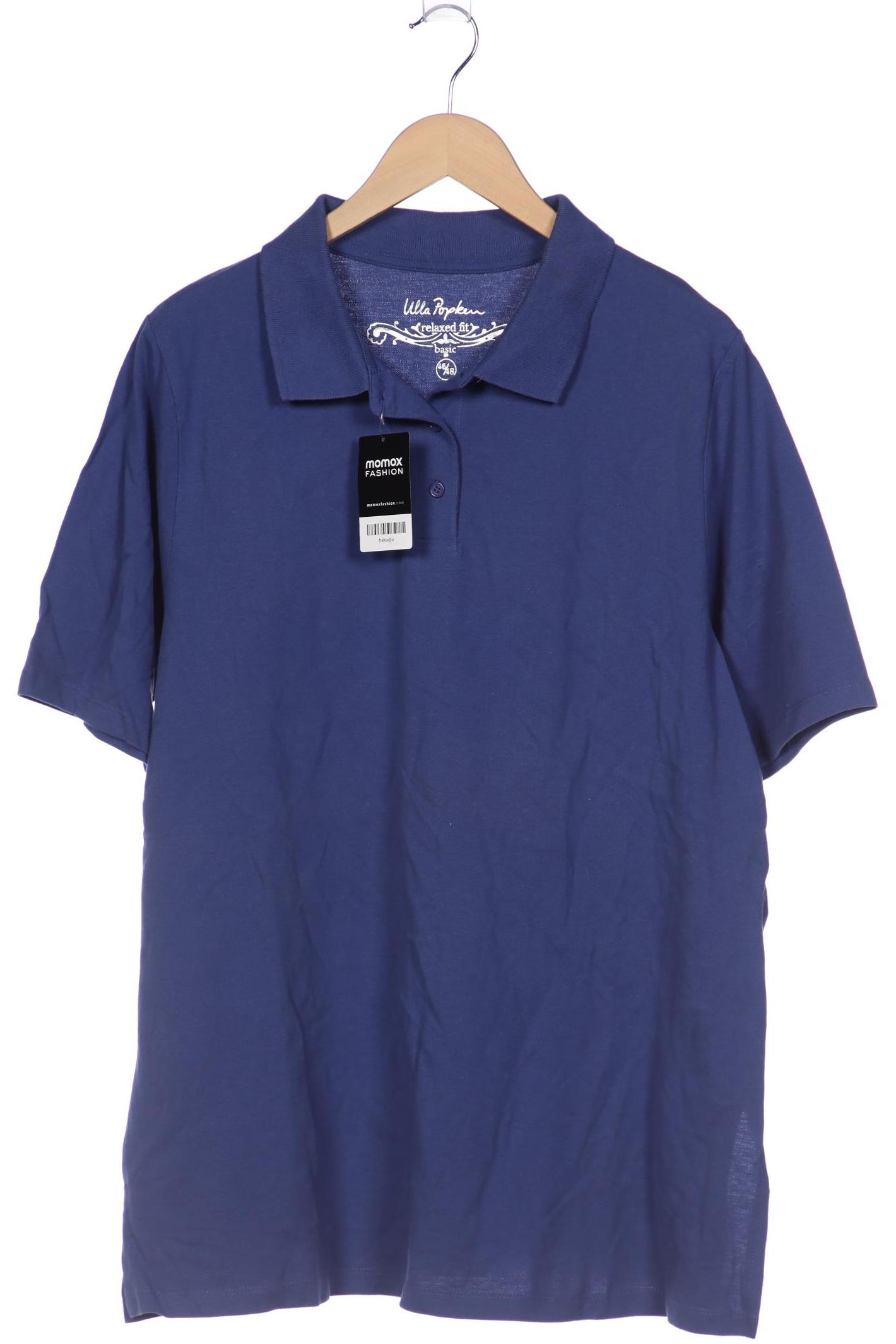 

Ulla Popken Damen Poloshirt, blau