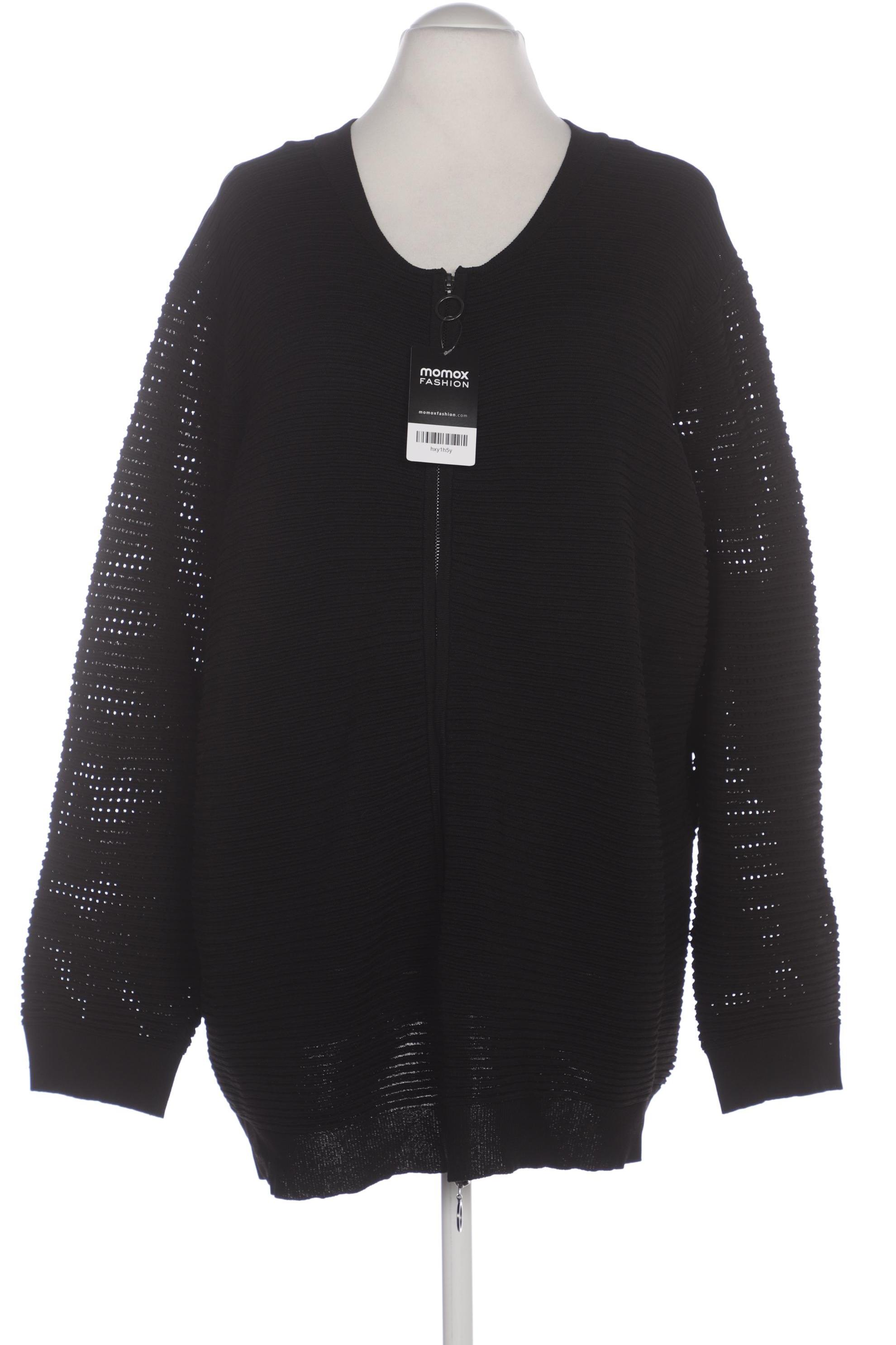

Ulla Popken Damen Strickjacke, schwarz, Gr. 58