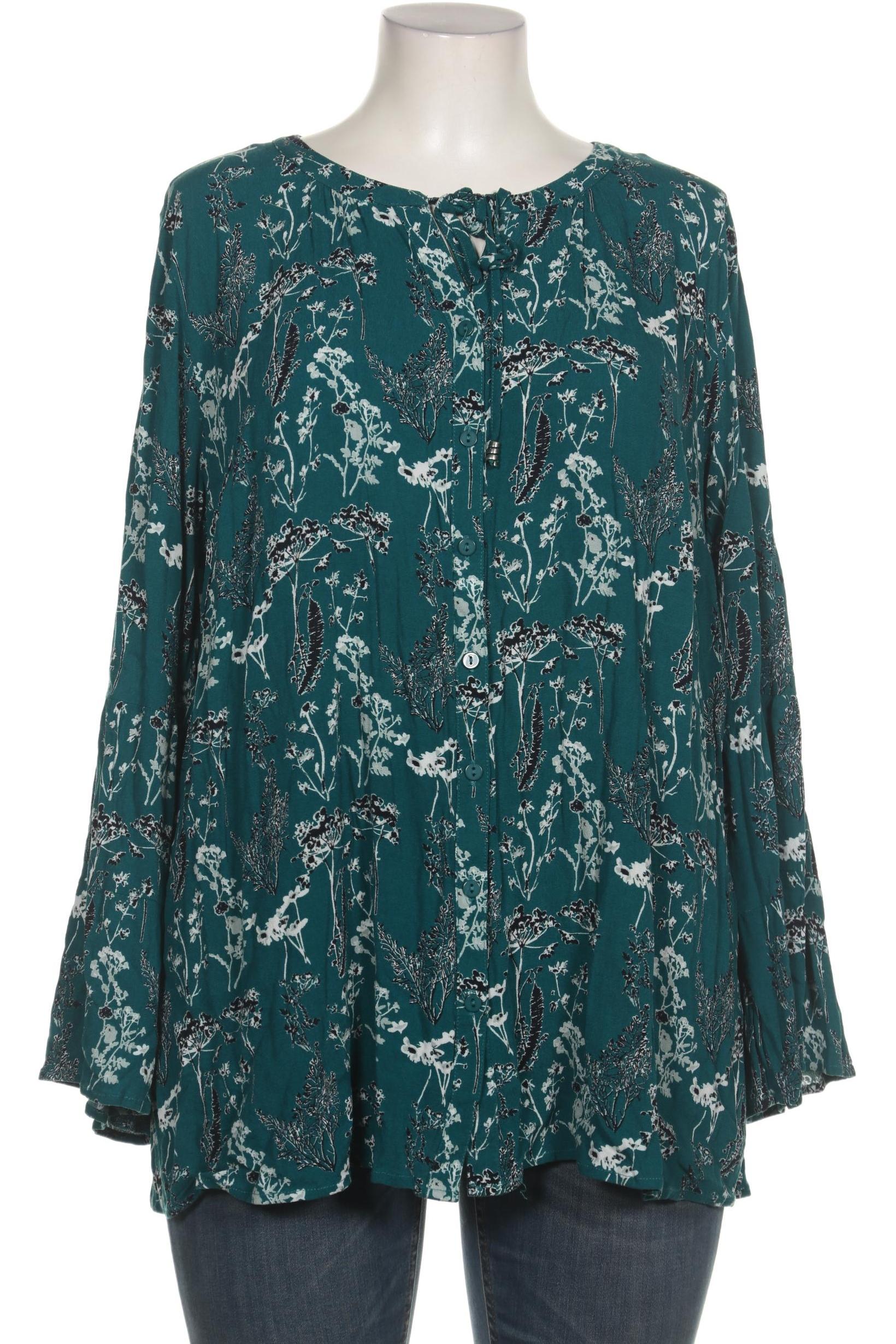 

Ulla Popken Damen Bluse, türkis, Gr. 46