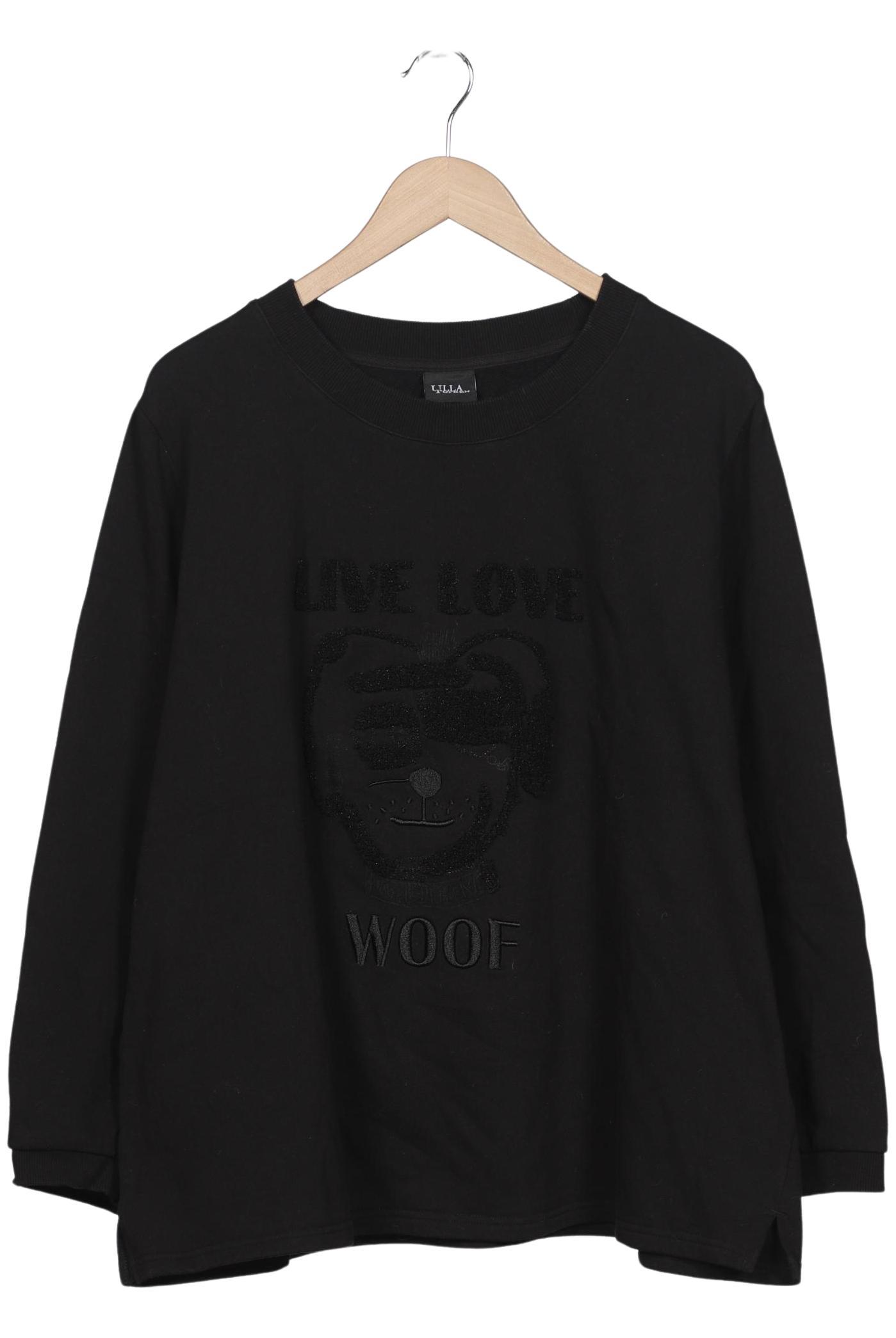 

Ulla Popken Damen Sweatshirt, schwarz, Gr. 50