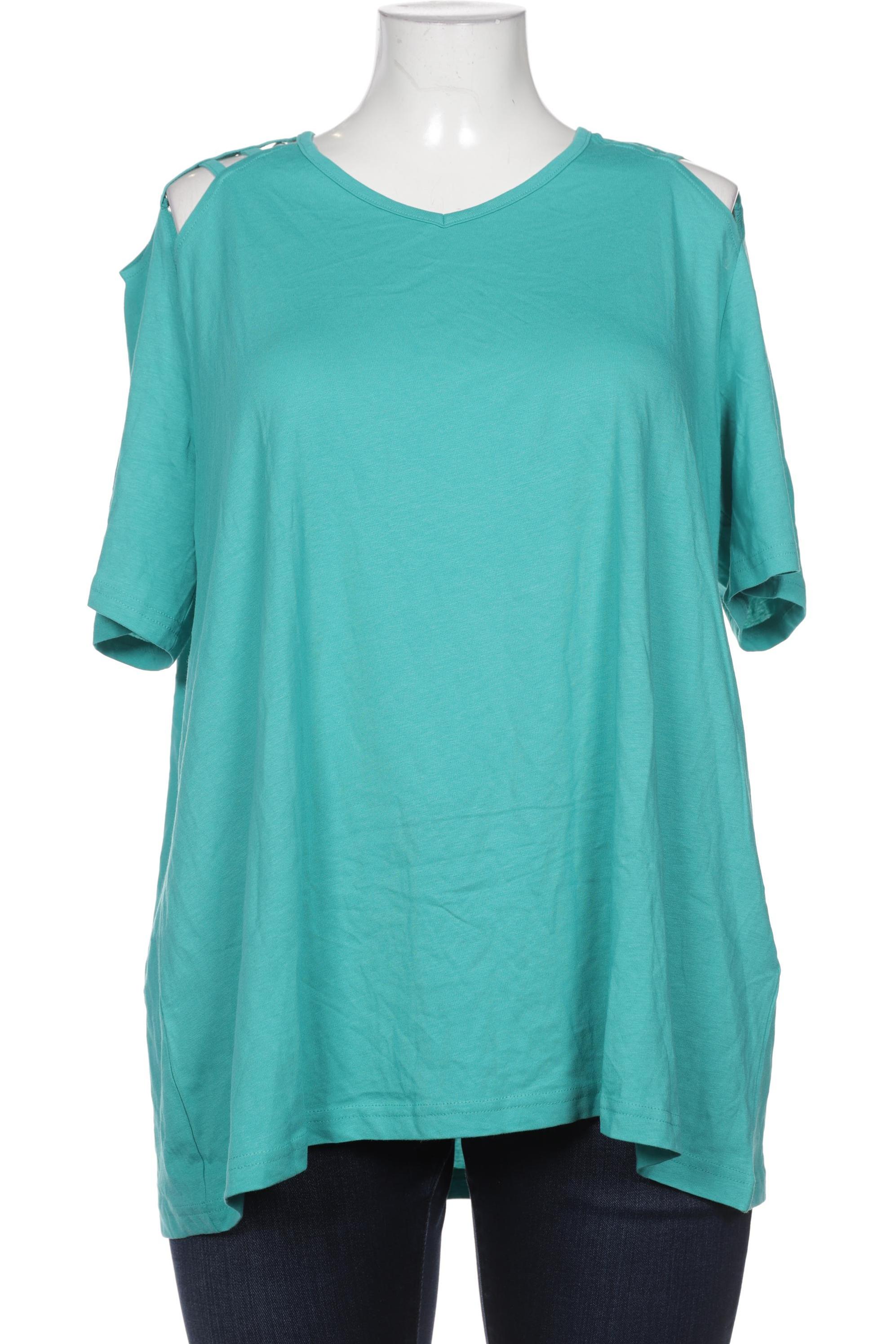 

Ulla Popken Damen T-Shirt, türkis, Gr. 46