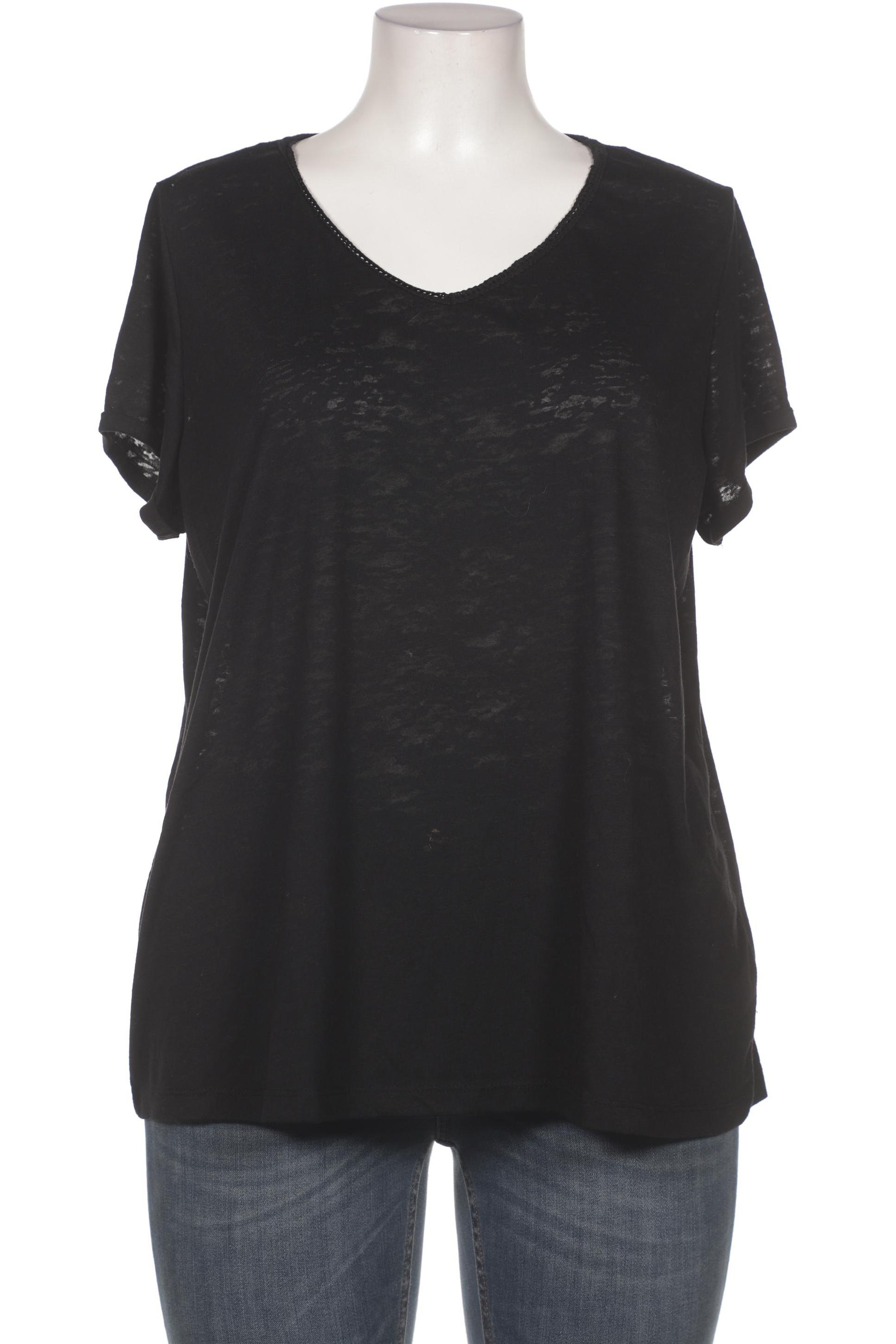 

Ulla Popken Damen T-Shirt, schwarz, Gr. 46