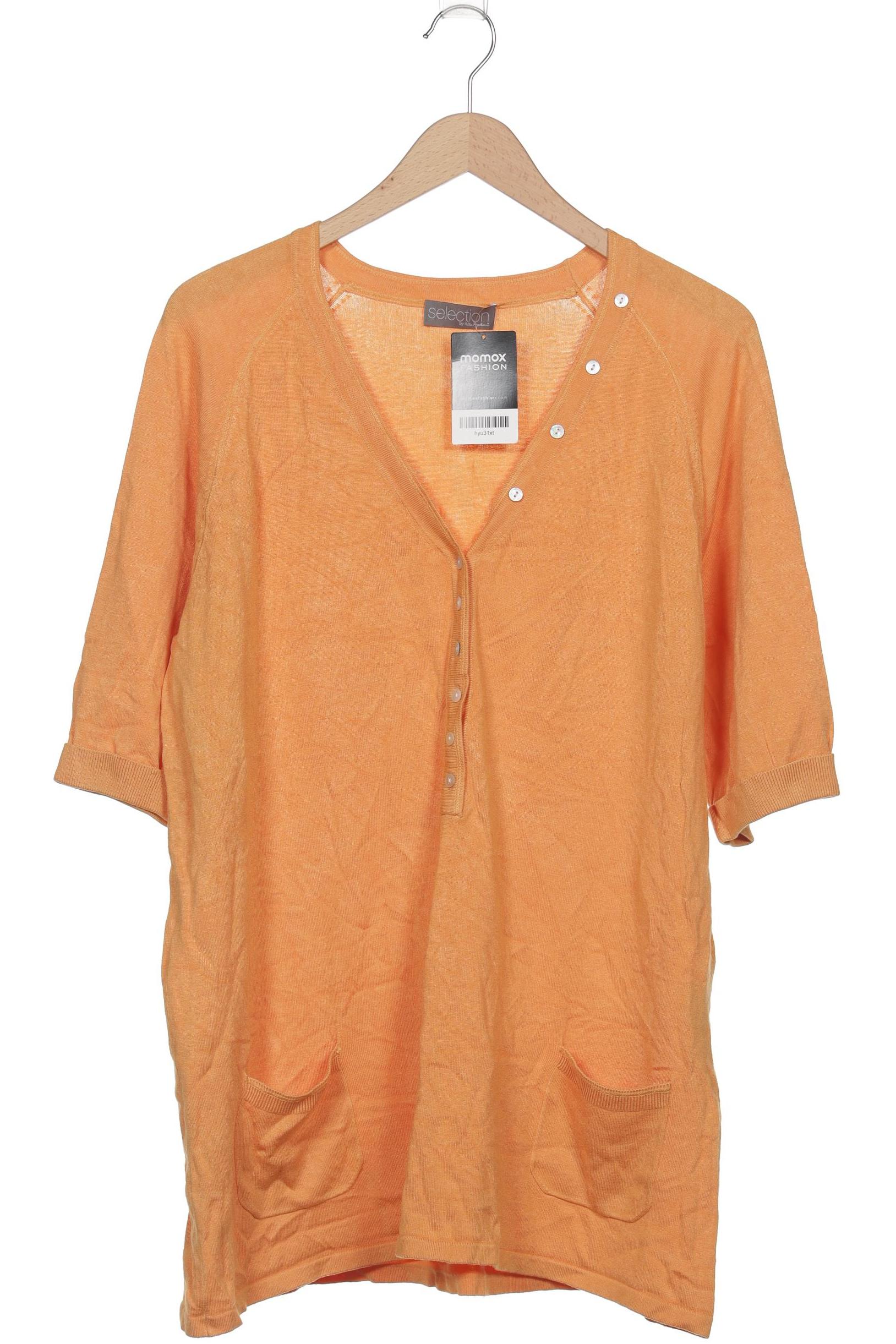 

Ulla Popken Damen Strickjacke, orange, Gr. 46