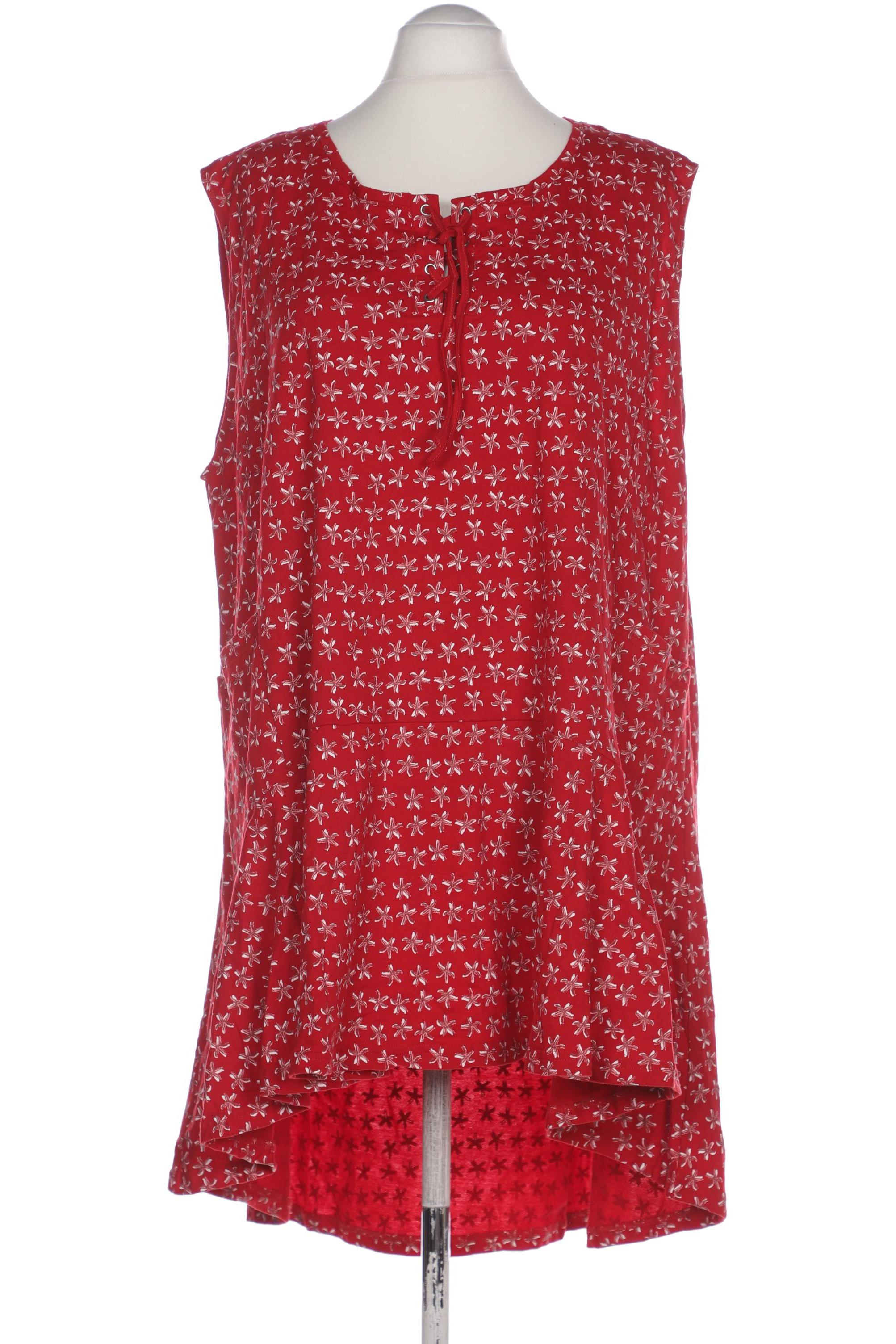 

Ulla Popken Damen Bluse, rot, Gr. 54