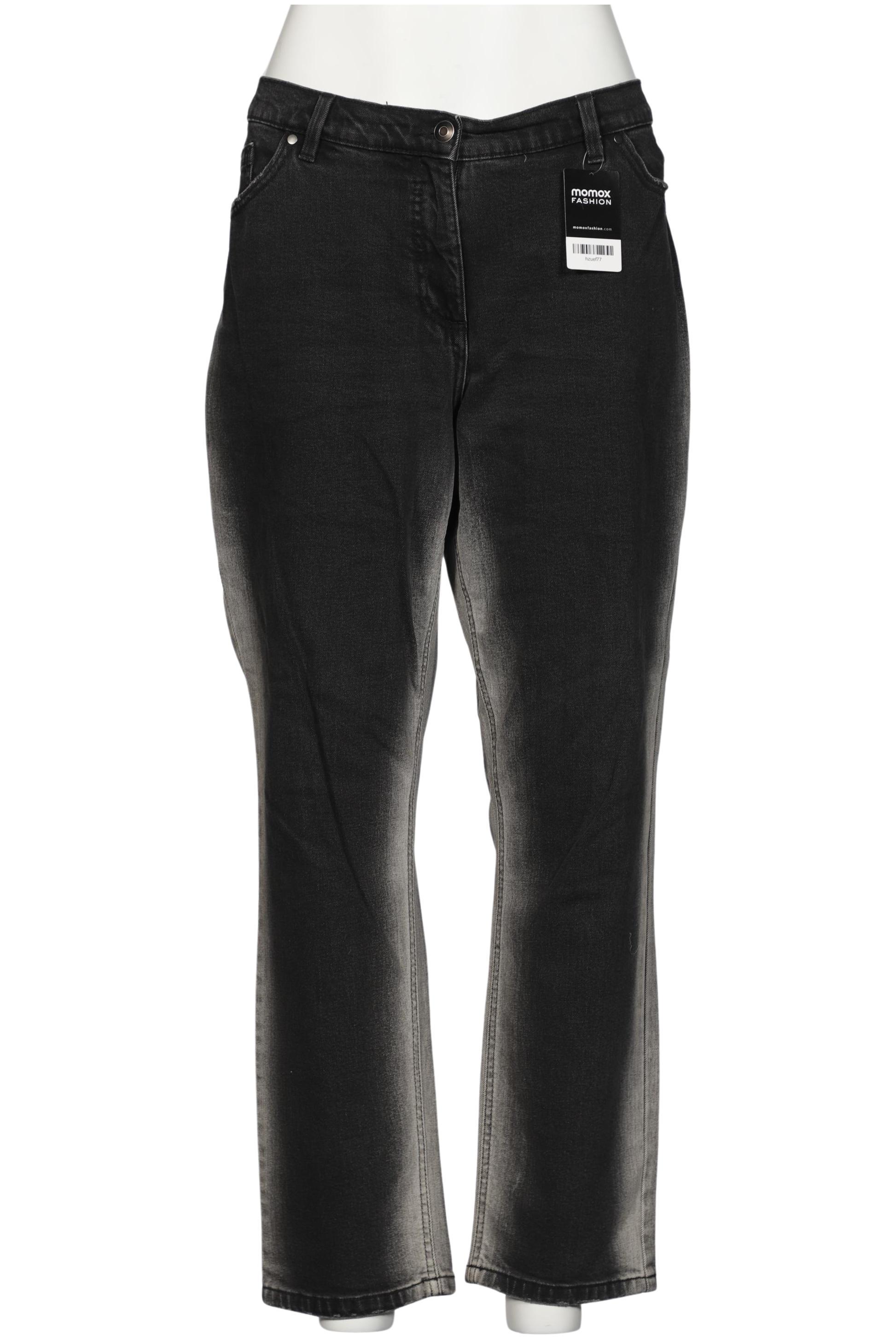 

Ulla Popken Damen Jeans, schwarz, Gr. 48