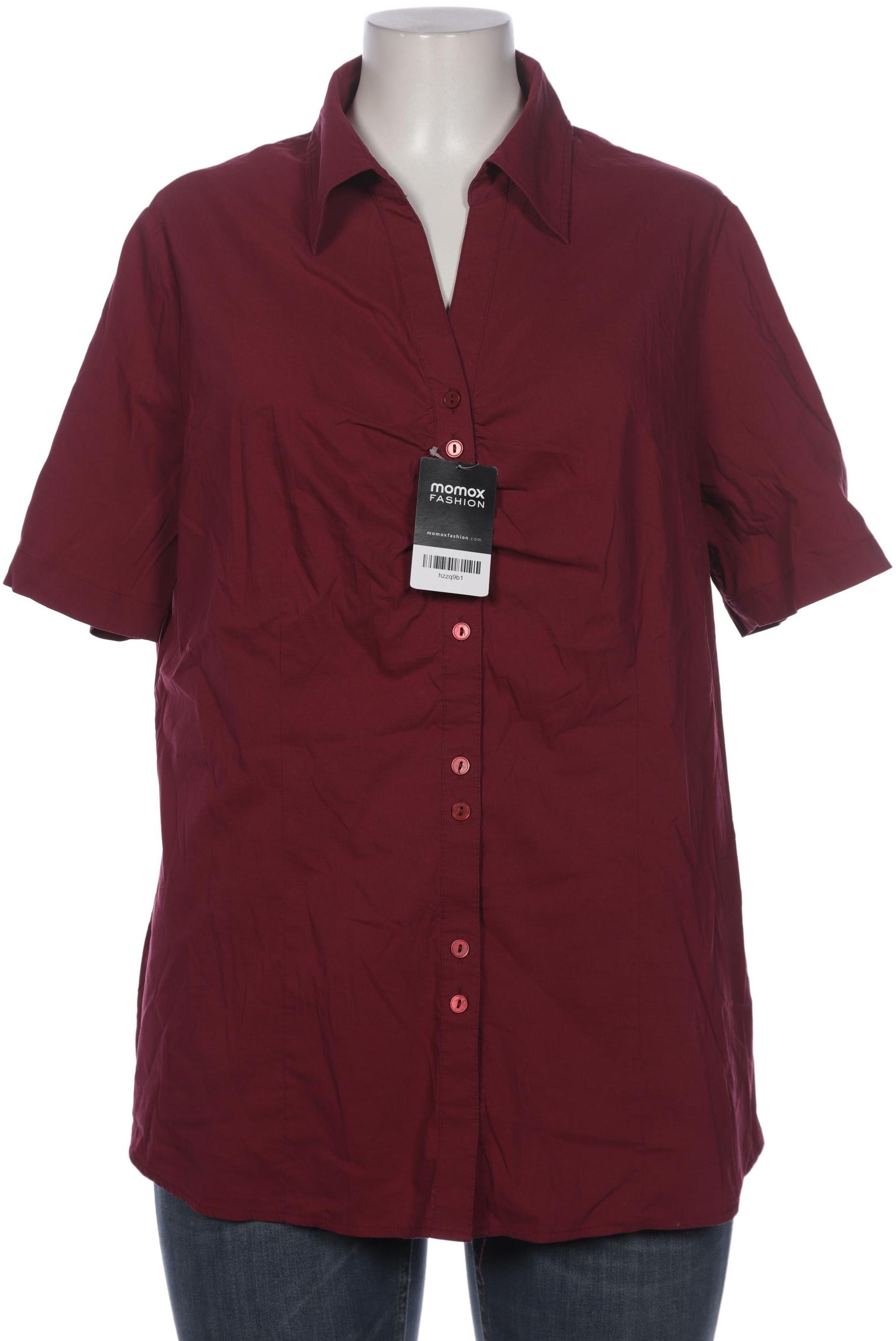 

Ulla Popken Damen Bluse, bordeaux, Gr. 50