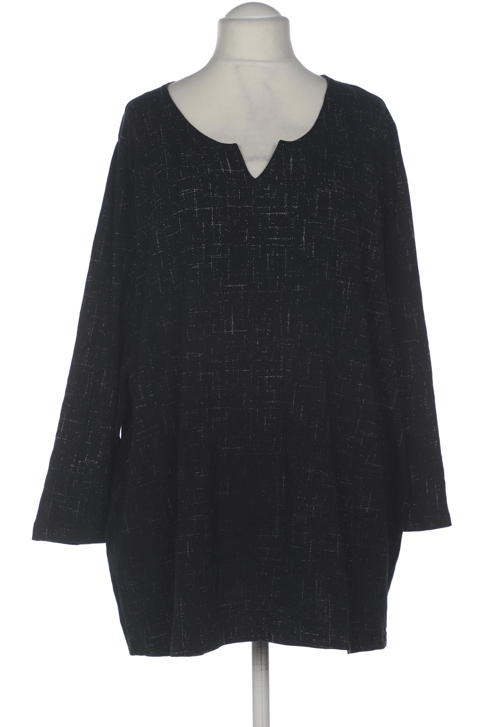 

Ulla Popken Damen Langarmshirt, schwarz, Gr. 54