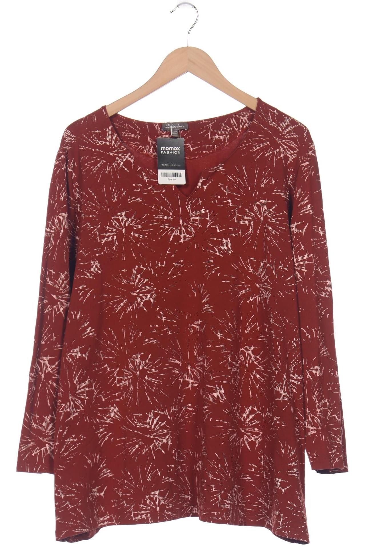 

Ulla Popken Damen Langarmshirt, braun, Gr. 50