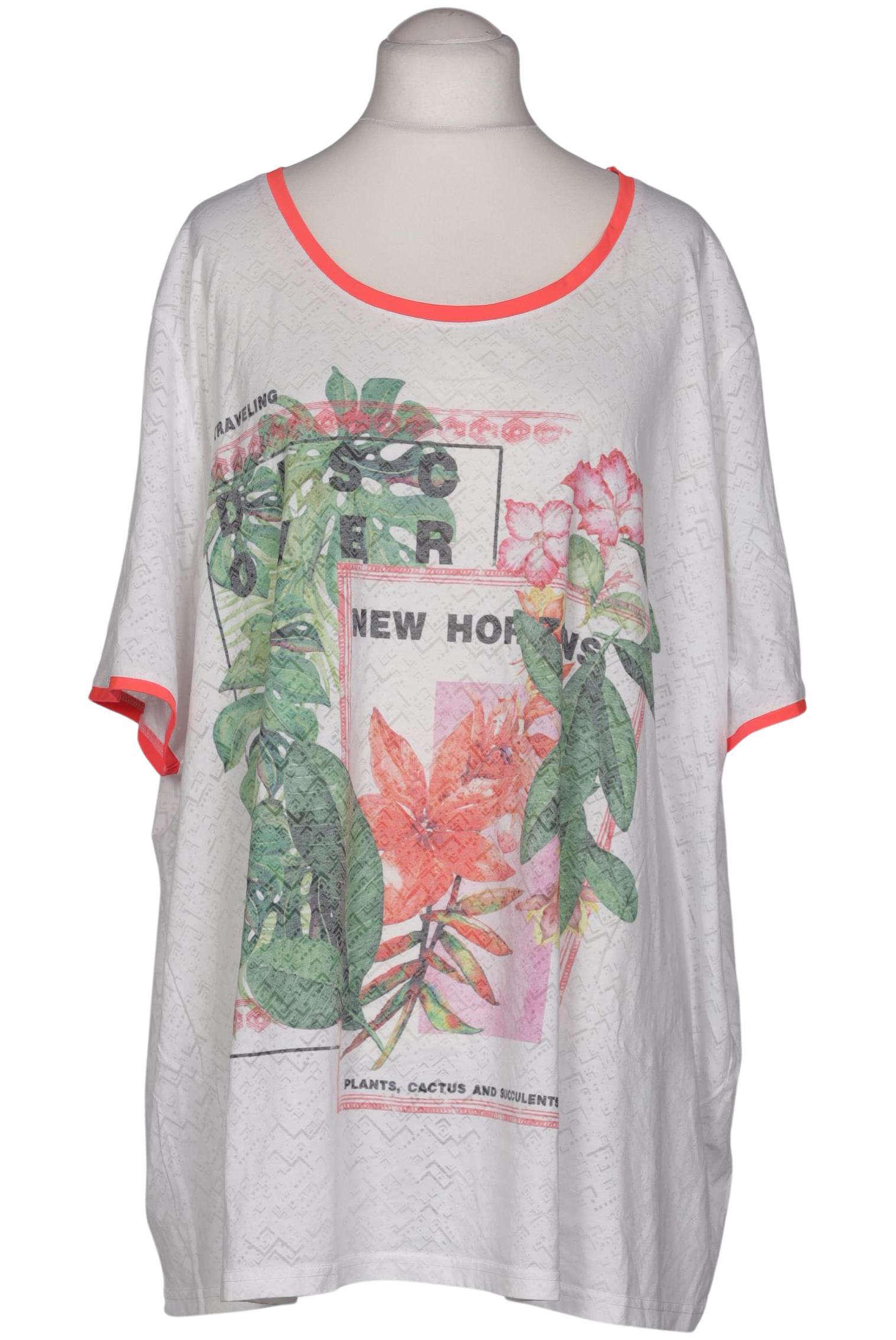 

Ulla Popken Damen T-Shirt, weiß, Gr. 62