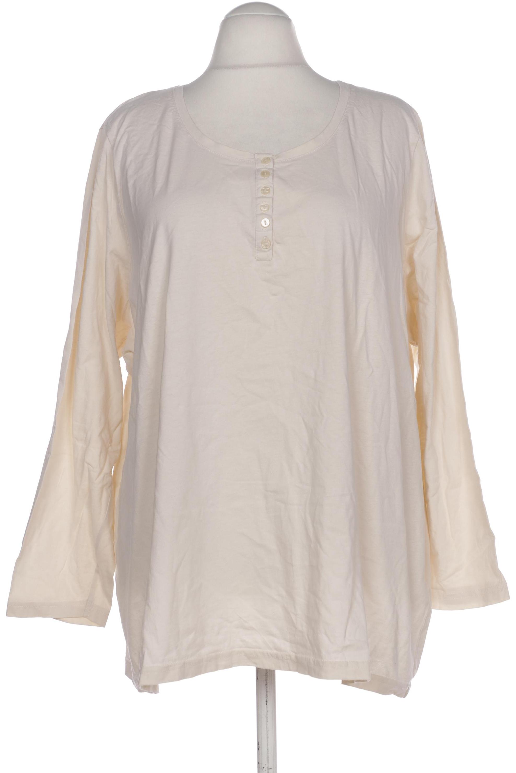 

Ulla Popken Damen Langarmshirt, cremeweiß, Gr. 54