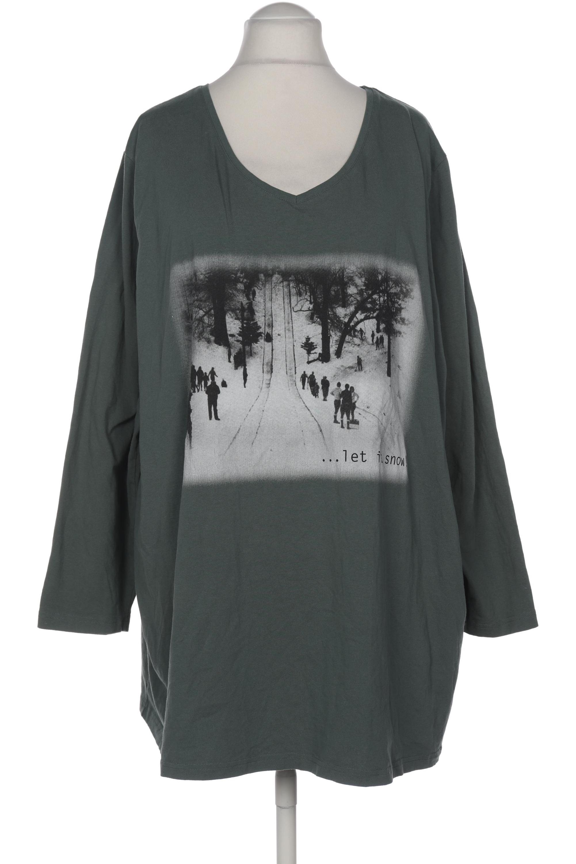 

Ulla Popken Damen Langarmshirt, grün