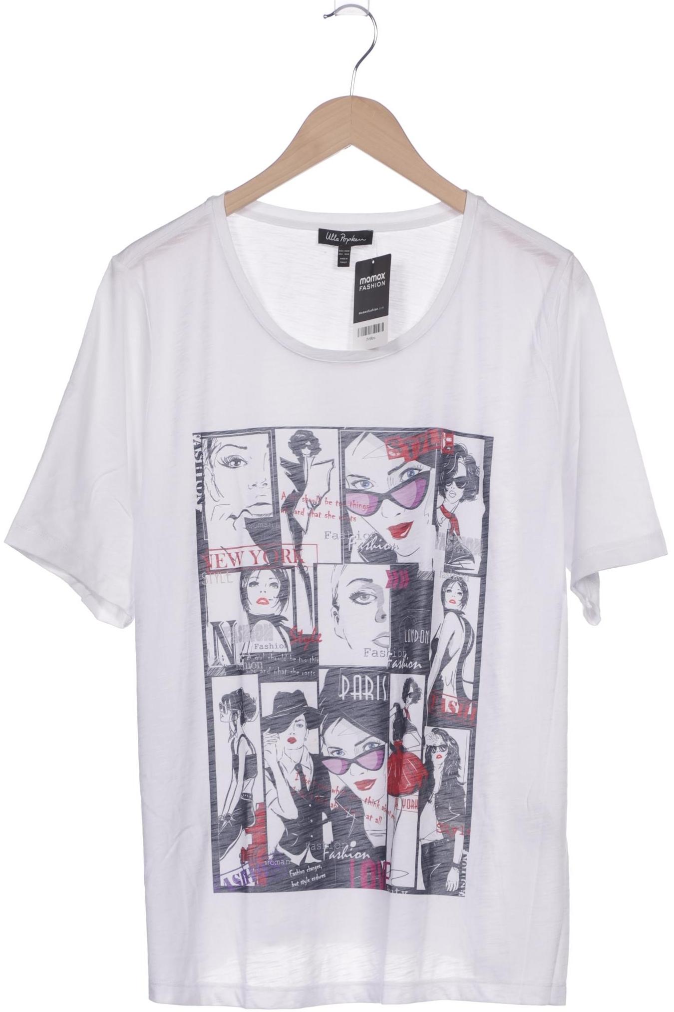 

Ulla Popken Damen T-Shirt, weiß, Gr. 46