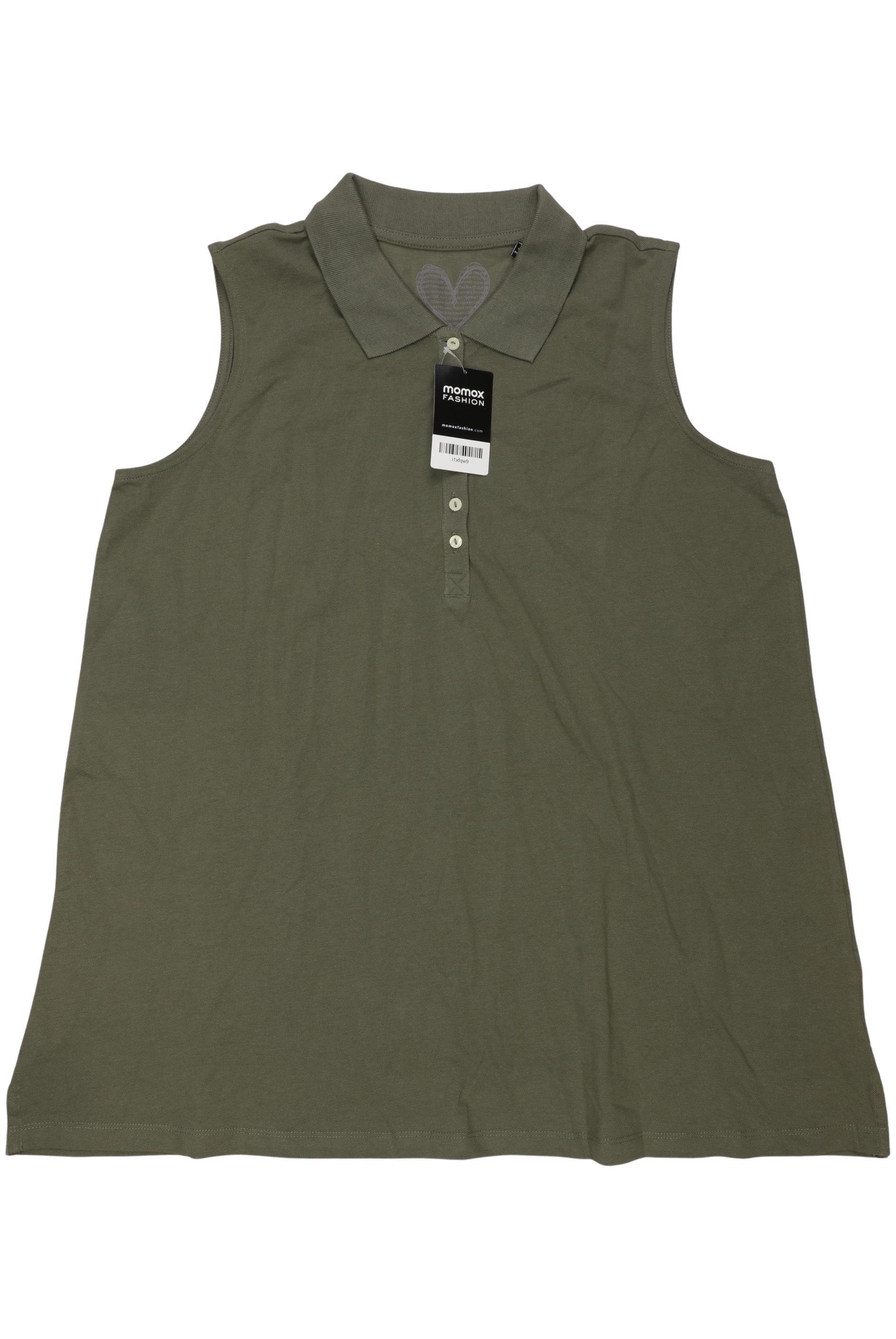 

Ulla Popken Damen Poloshirt, grün, Gr. 46