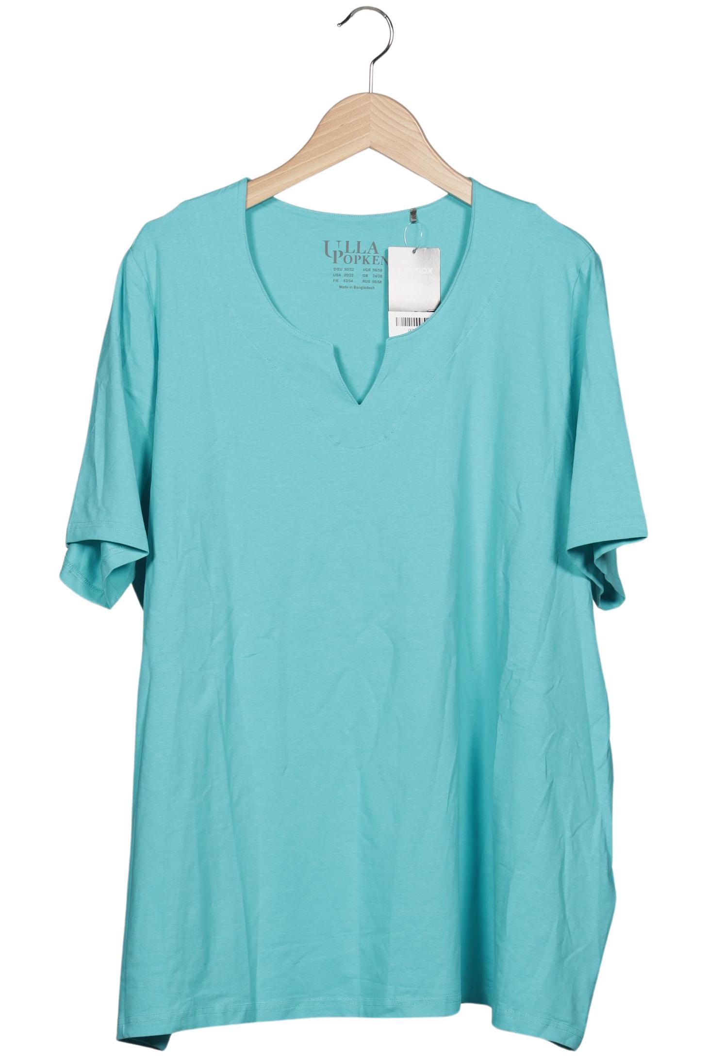 

Ulla Popken Damen T-Shirt, türkis, Gr. 50