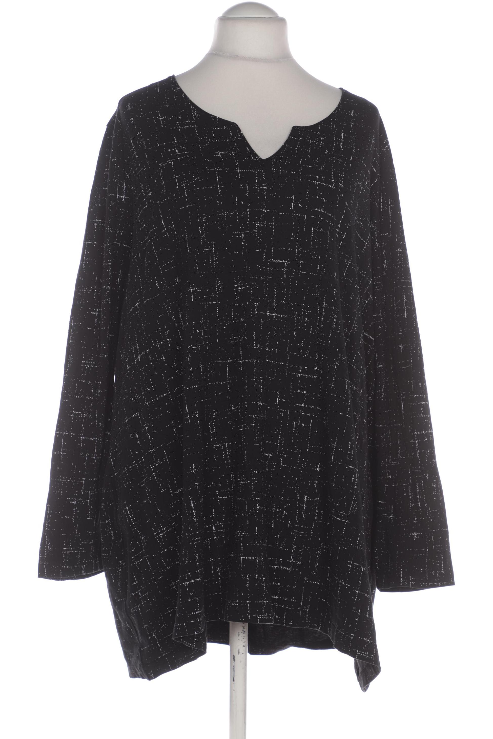 

Ulla Popken Damen Langarmshirt, schwarz, Gr. 54