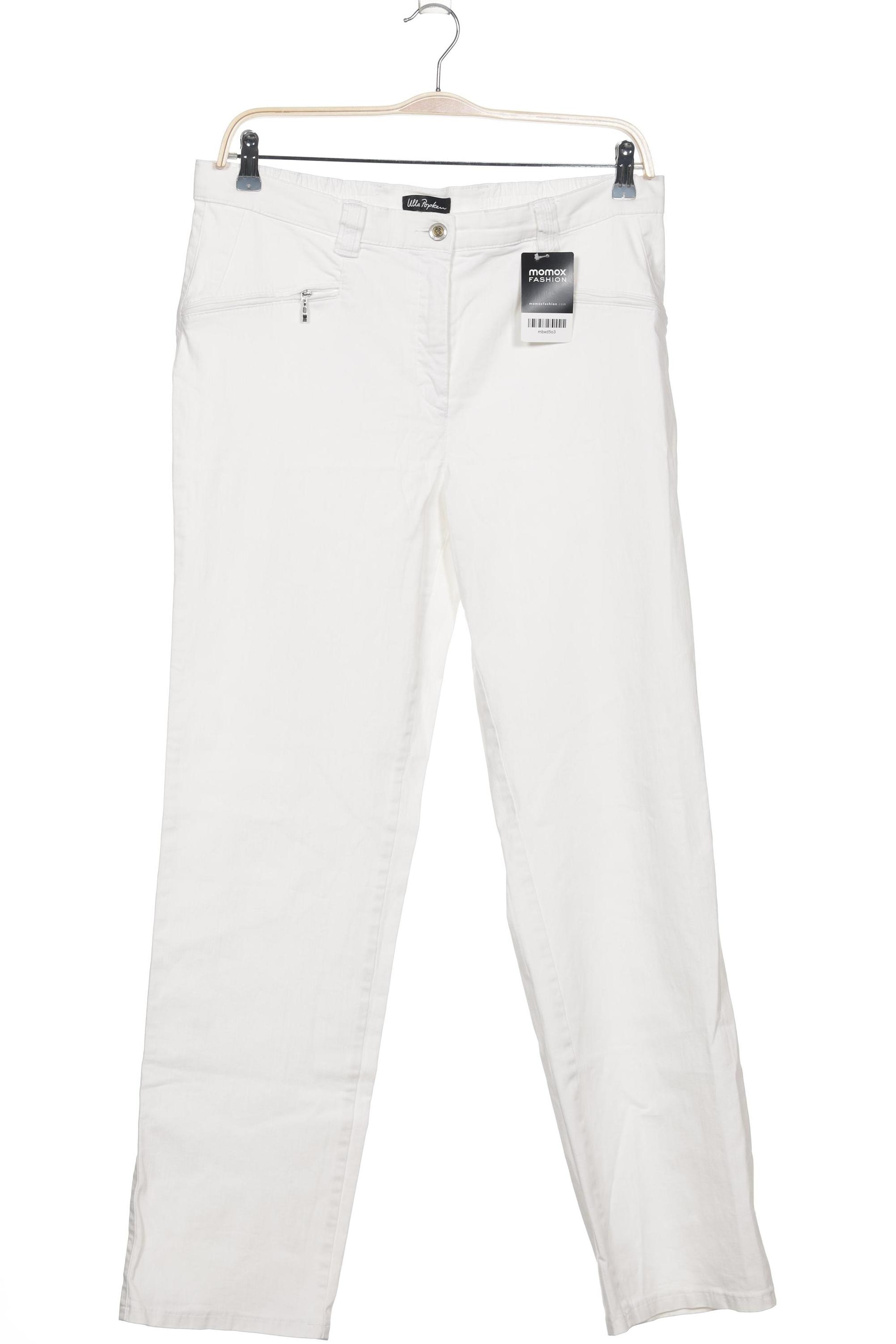 

Ulla Popken Damen Stoffhose, weiß, Gr. 36