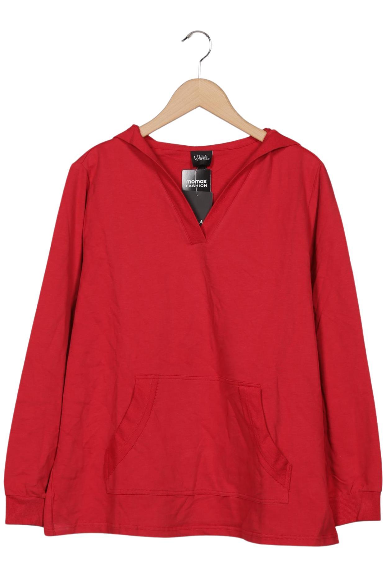 

Ulla Popken Damen Kapuzenpullover, rot, Gr. 46