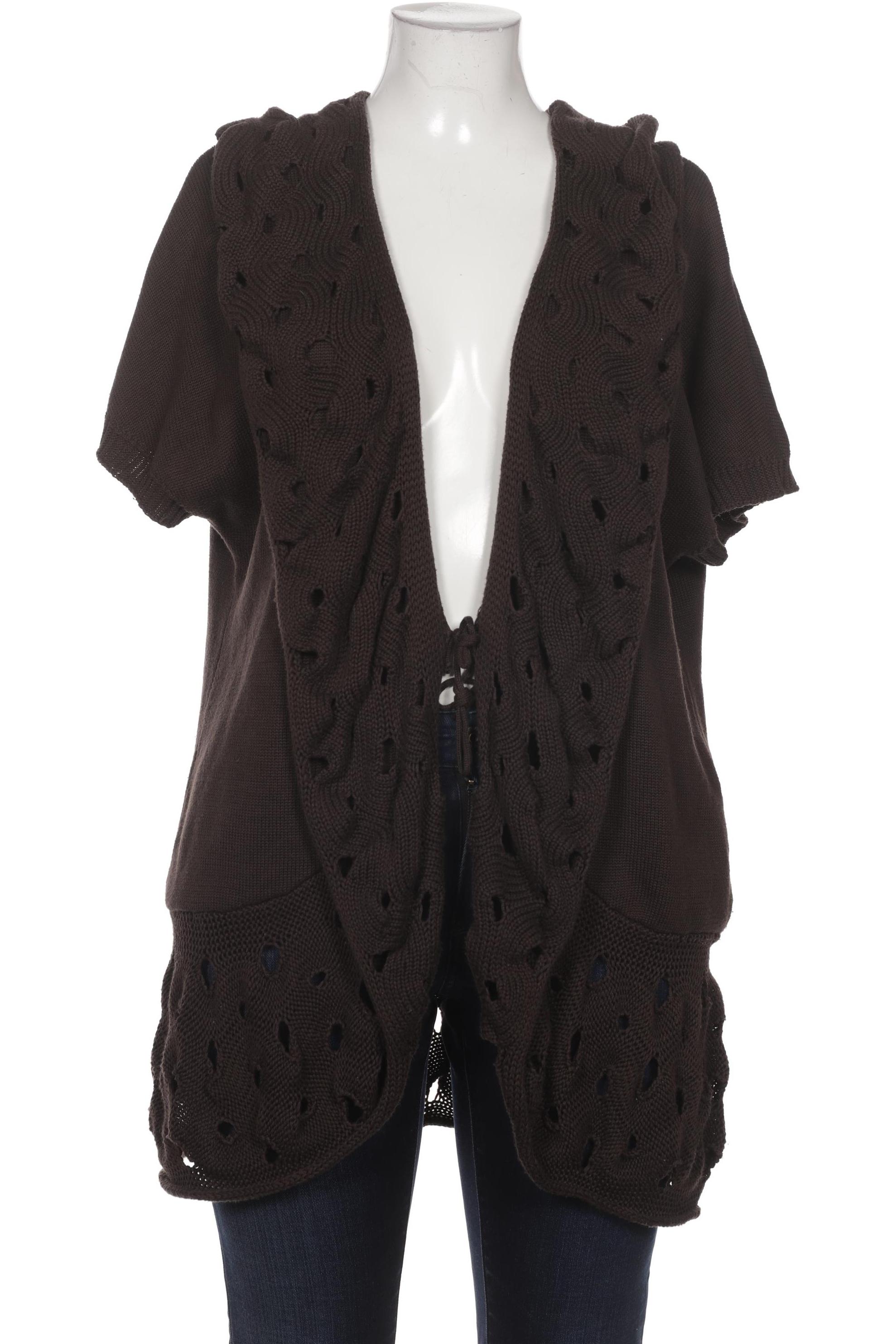 

Ulla Popken Damen Strickjacke, braun, Gr. 50