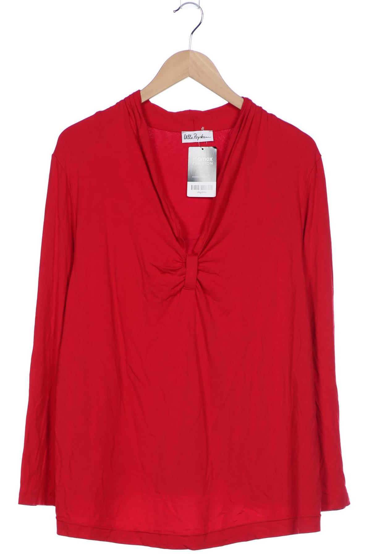 

Ulla Popken Damen Langarmshirt, rot, Gr. 48