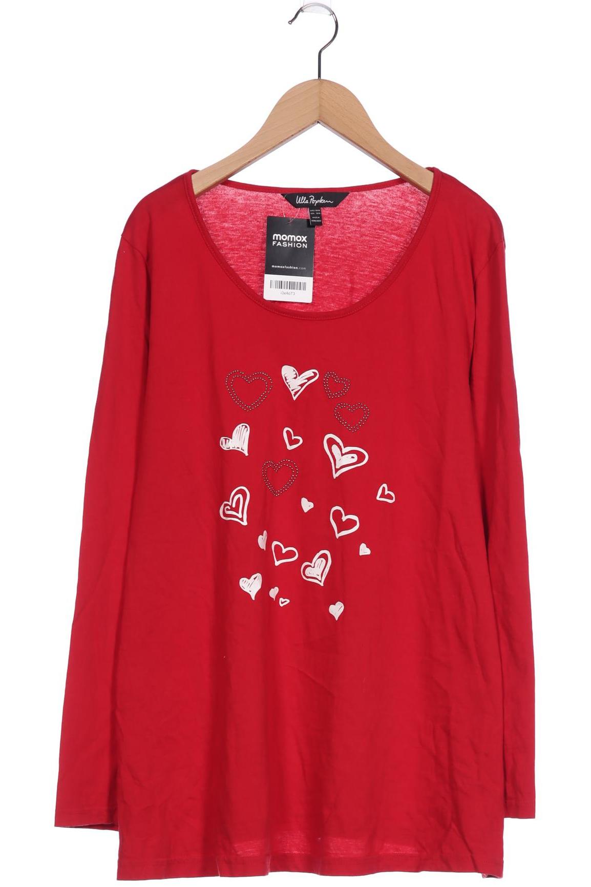 

Ulla Popken Damen Langarmshirt, rot