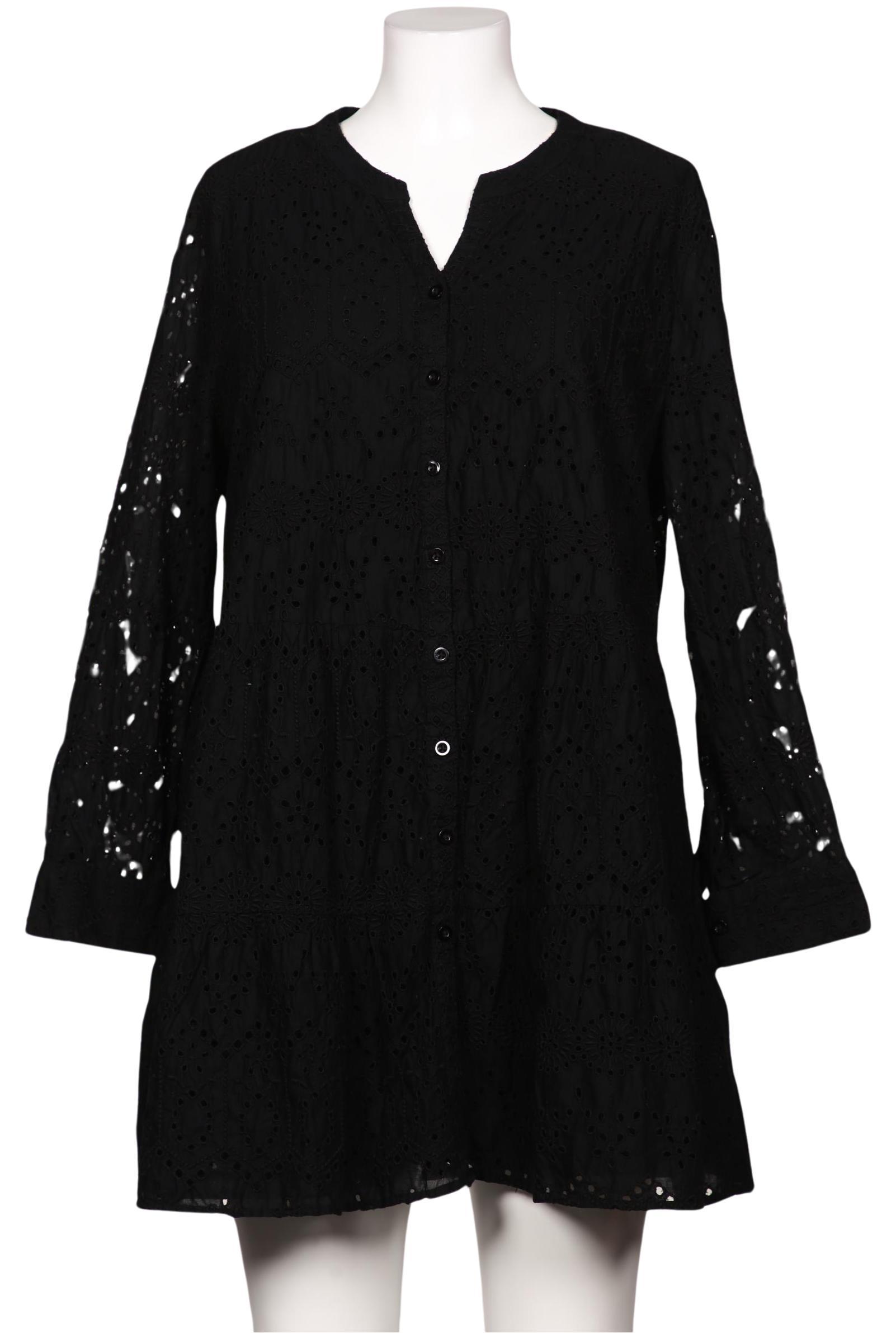 

Ulla Popken Damen Bluse, schwarz, Gr. 46