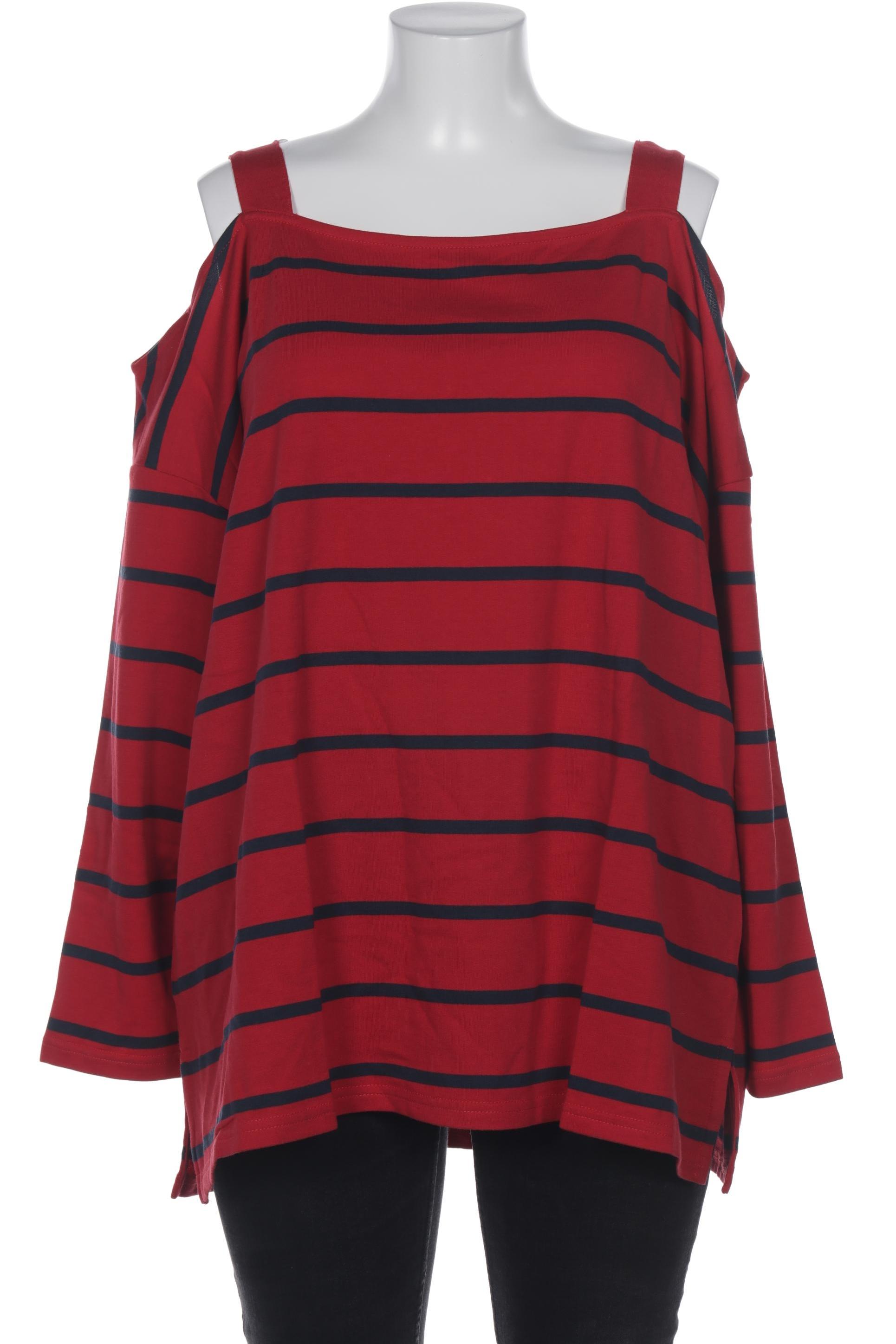 

Ulla Popken Damen Langarmshirt, rot, Gr. 50