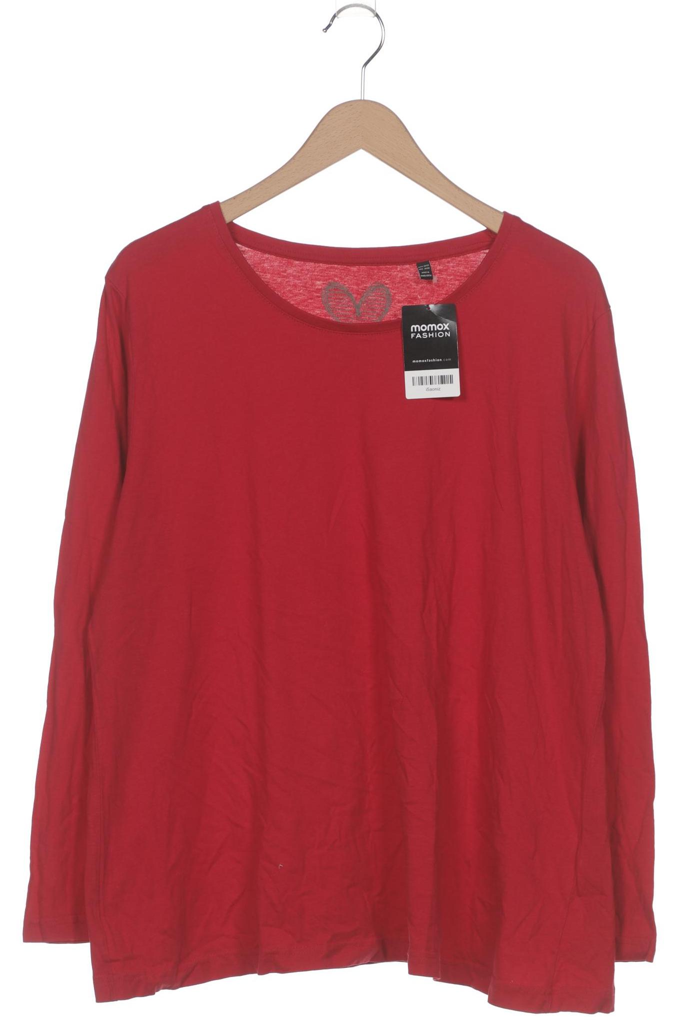 

Ulla Popken Damen Langarmshirt, rot, Gr. 50