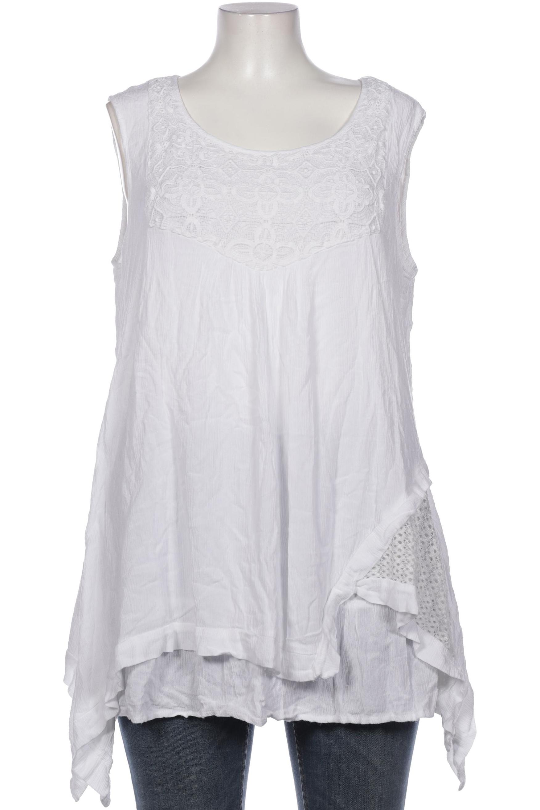 

Ulla Popken Damen Top, weiß, Gr. 46