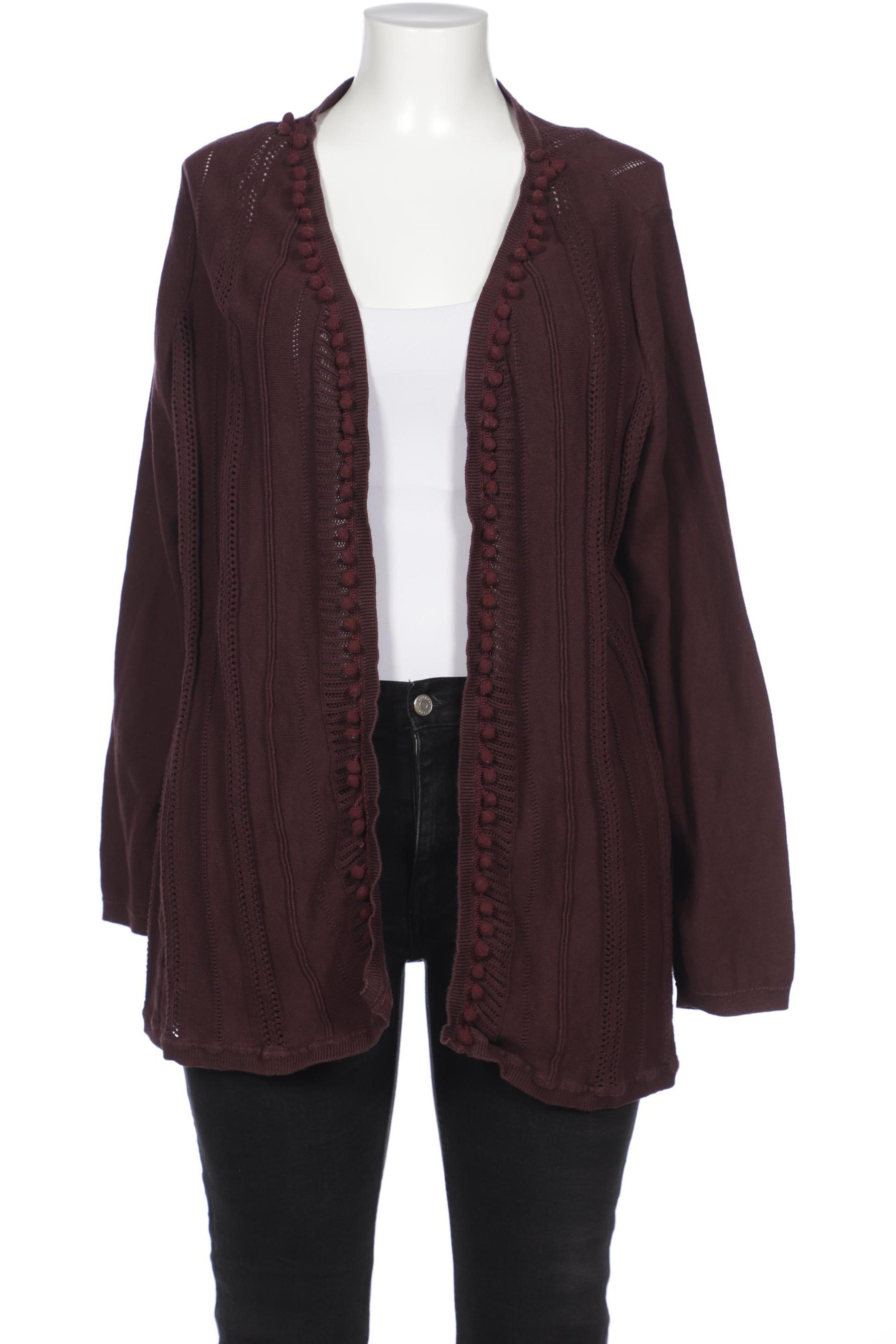 

Ulla Popken Damen Strickjacke, bordeaux