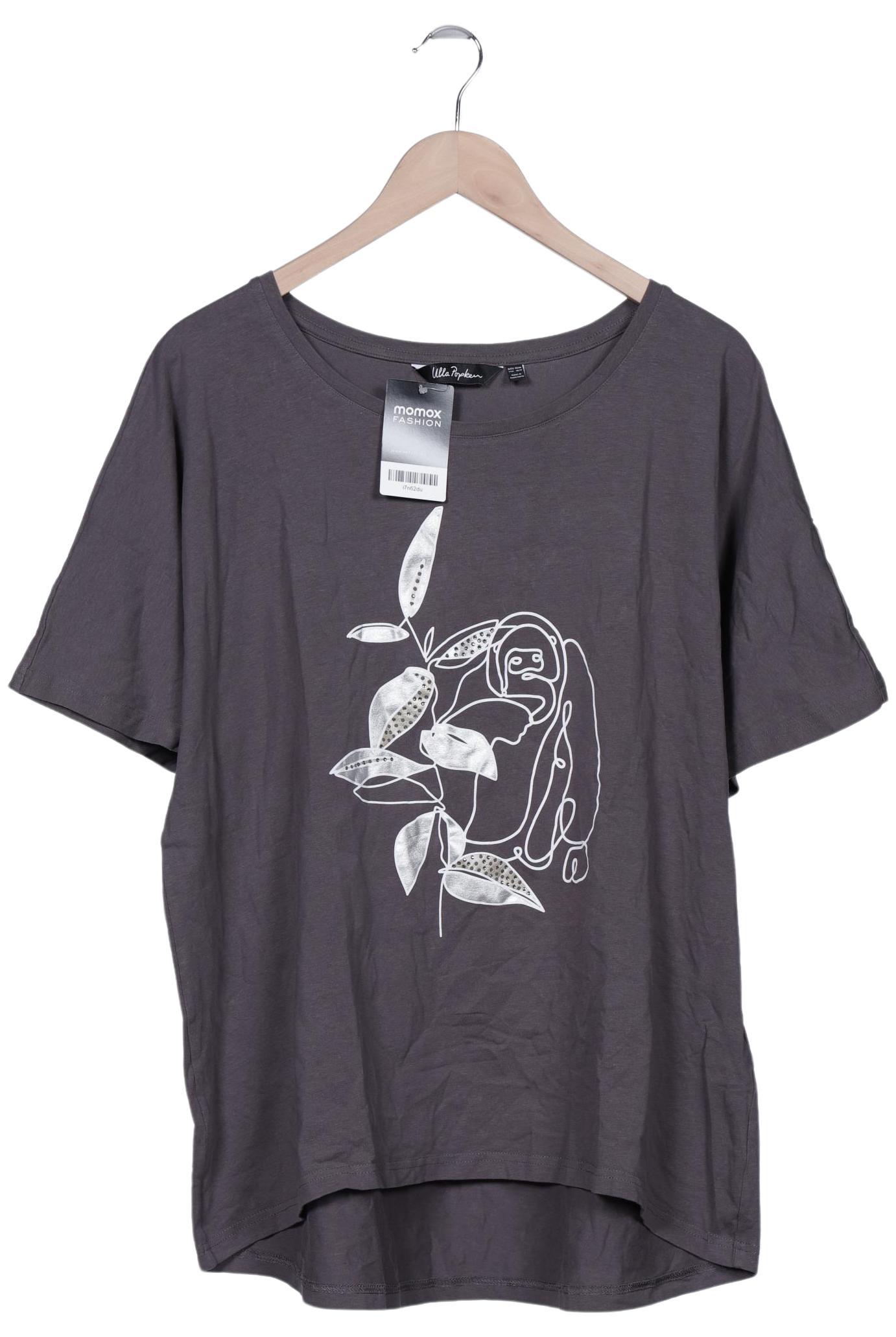 

Ulla Popken Damen T-Shirt, grau, Gr. 46