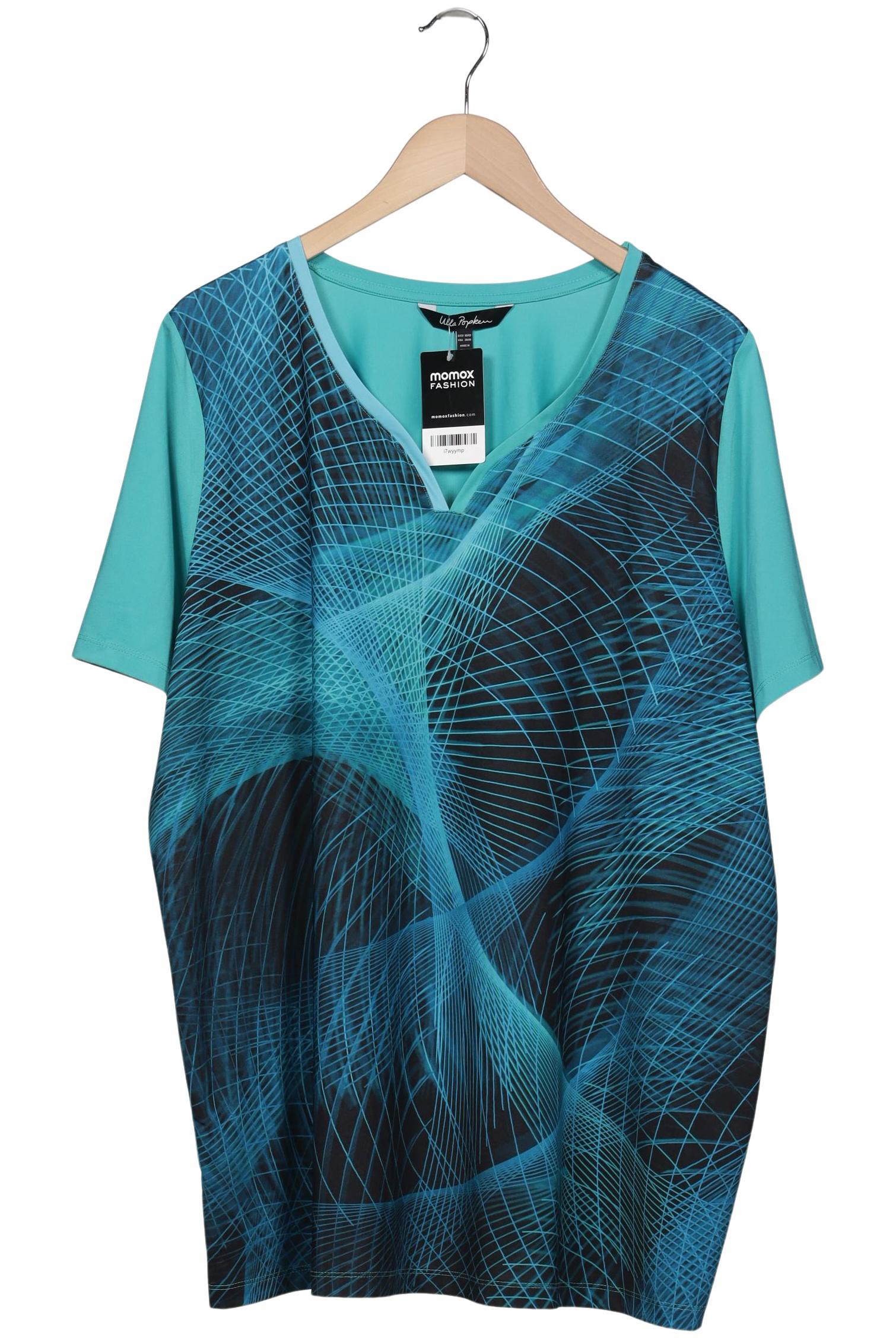 

Ulla Popken Damen T-Shirt, türkis, Gr. 50