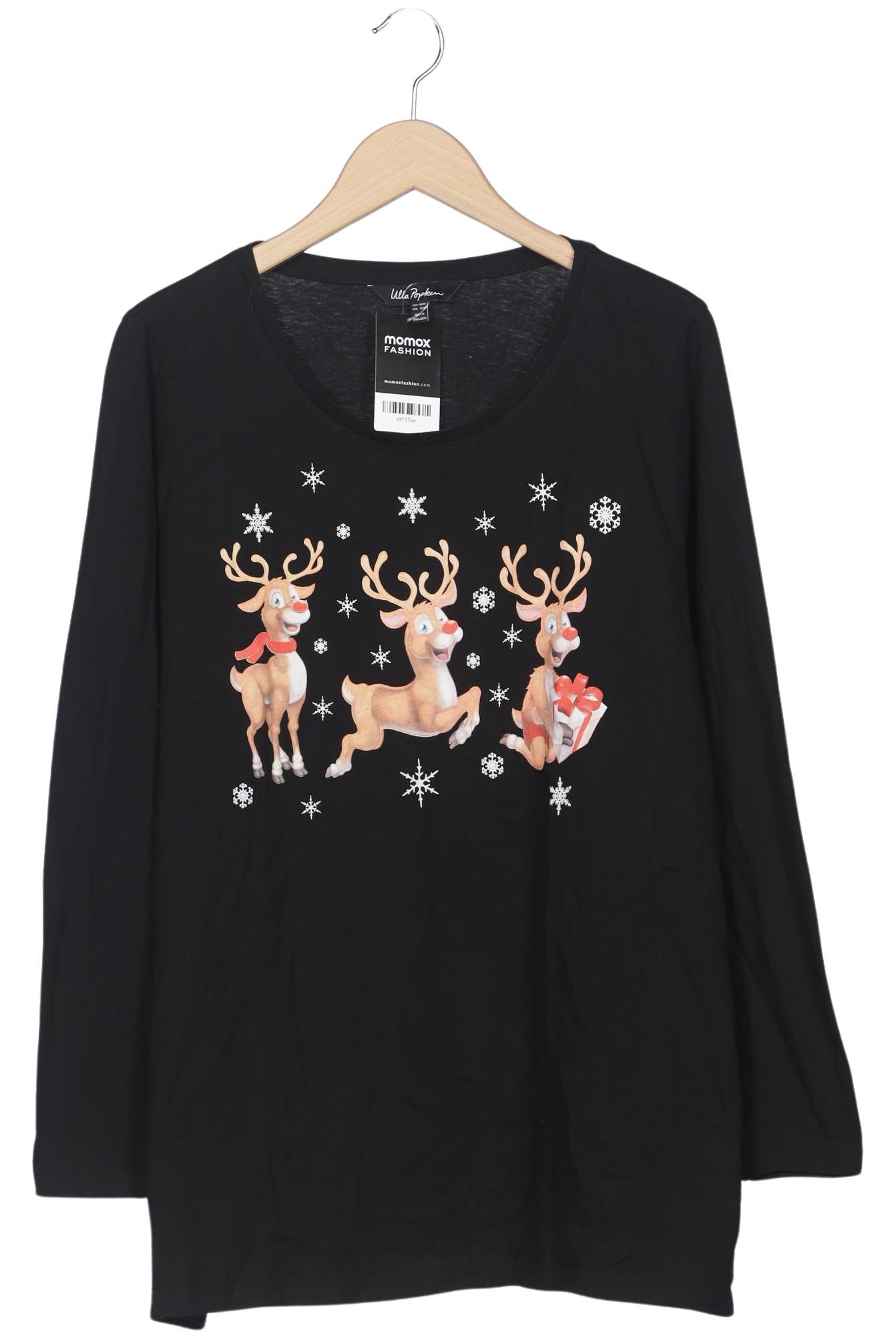 

Ulla Popken Damen Langarmshirt, schwarz, Gr. 46