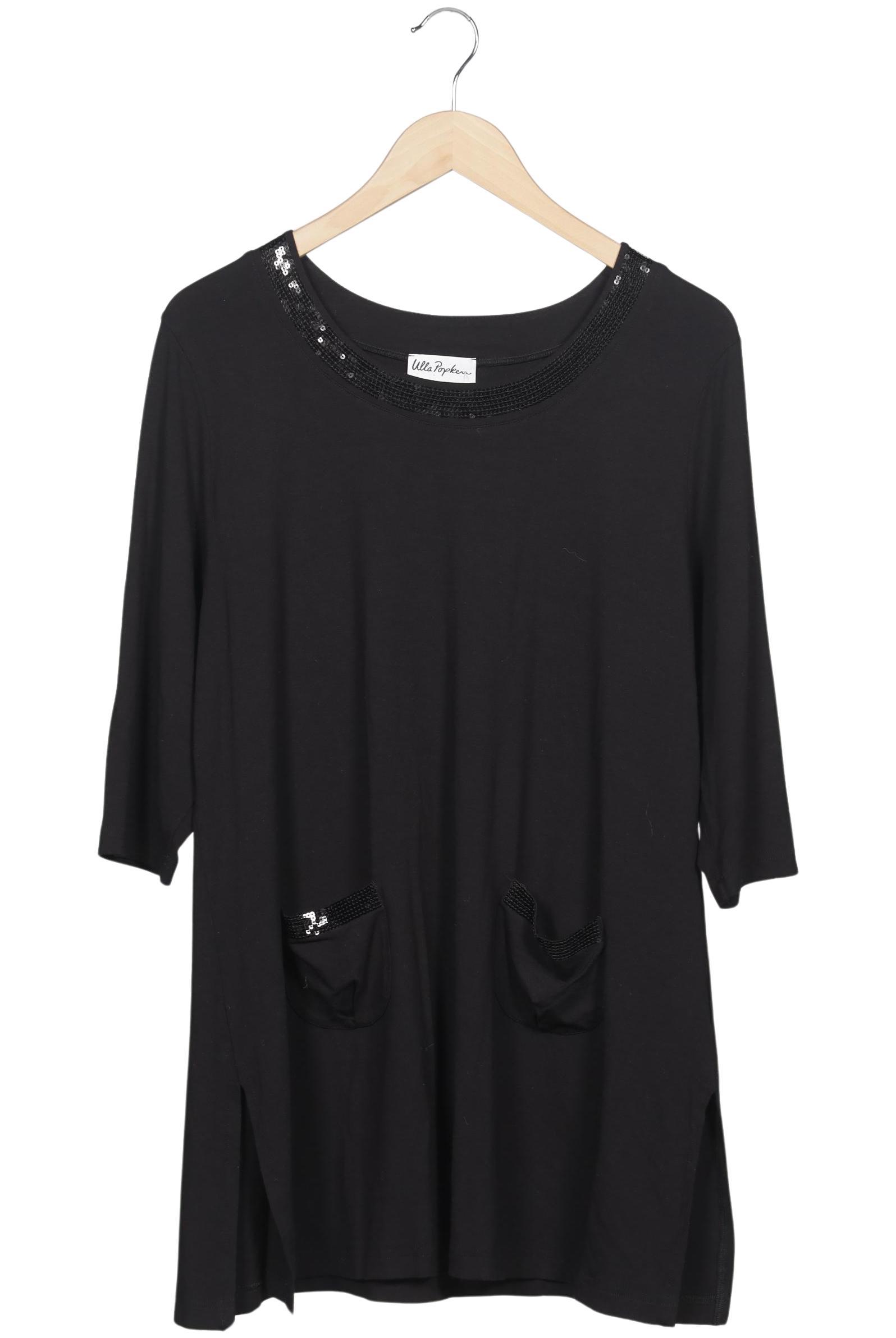 

Ulla Popken Damen Langarmshirt, schwarz, Gr. 46
