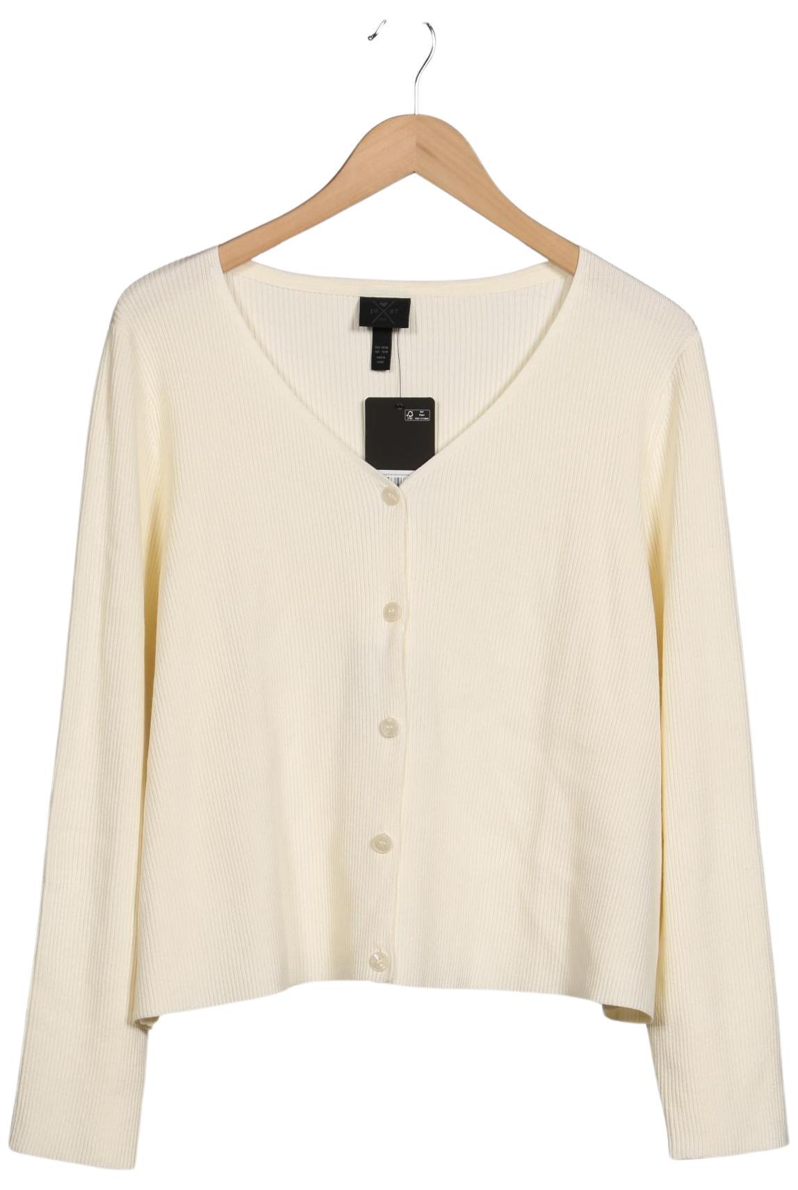 

Ulla Popken Damen Strickjacke, cremeweiß, Gr. 46