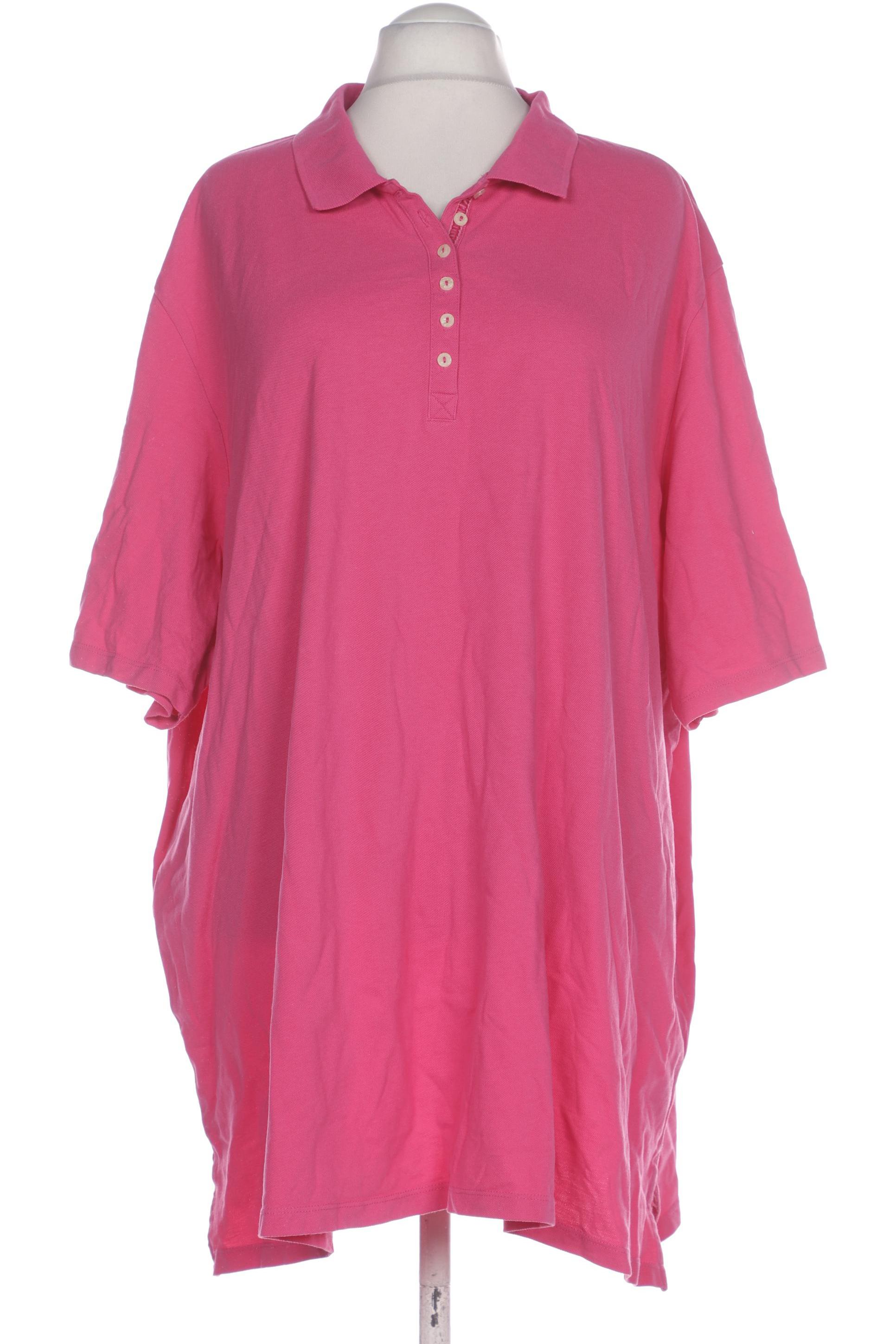 

Ulla Popken Damen Poloshirt, pink, Gr. 62