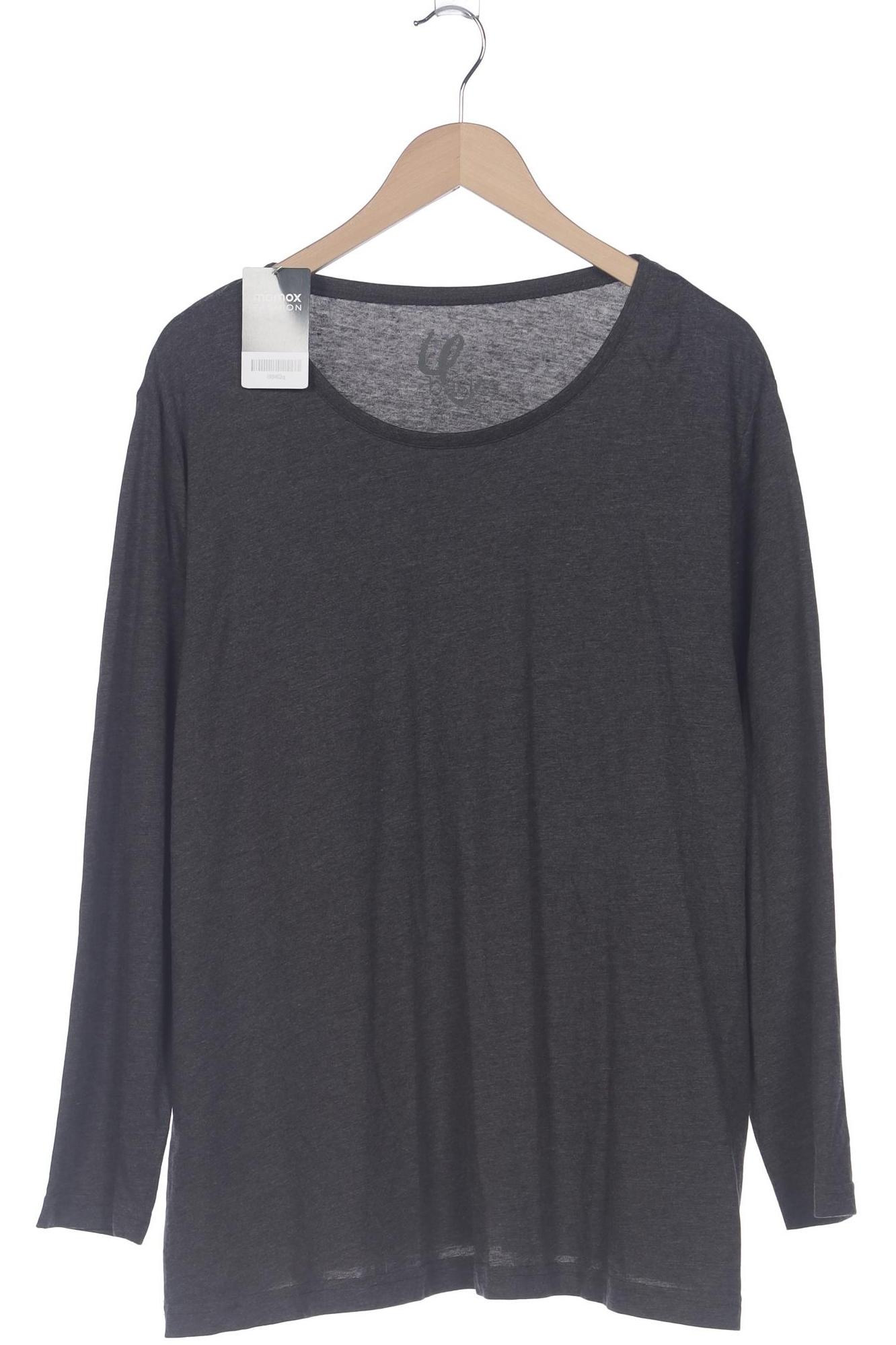 

Ulla Popken Damen Langarmshirt, grau, Gr. 50
