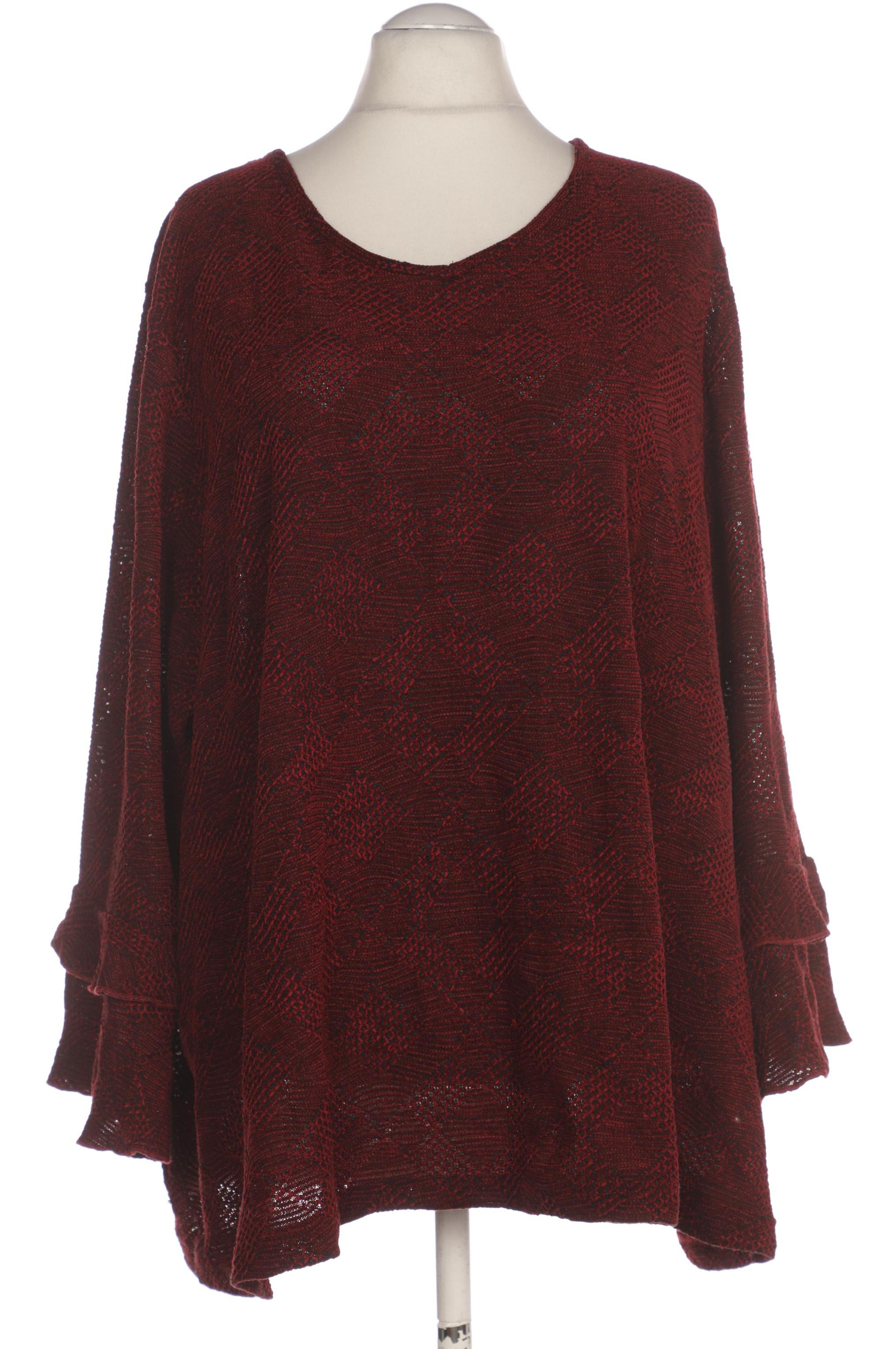 

Ulla Popken Damen Pullover, bordeaux