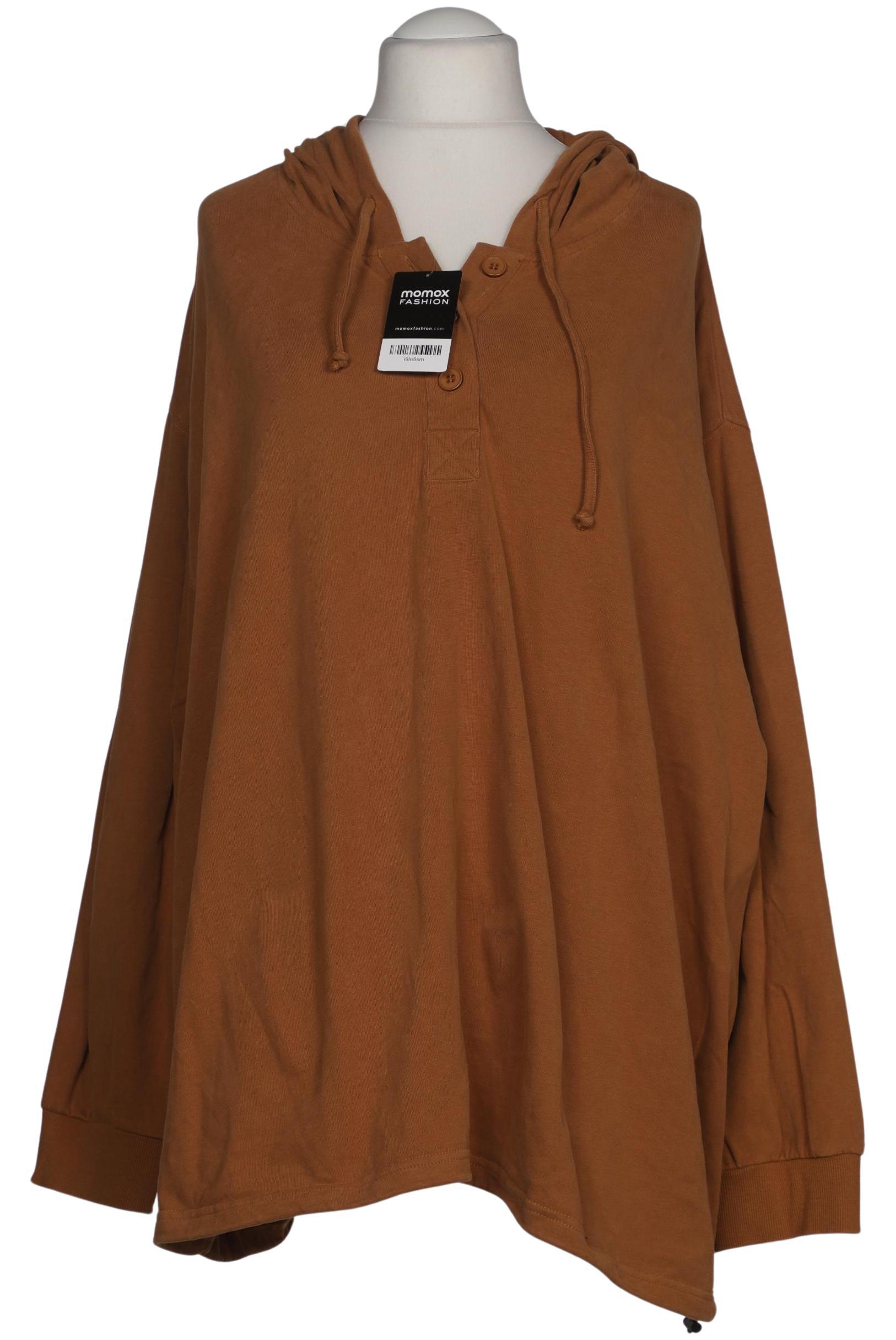 

Ulla Popken Damen Kapuzenpullover, braun, Gr. 56