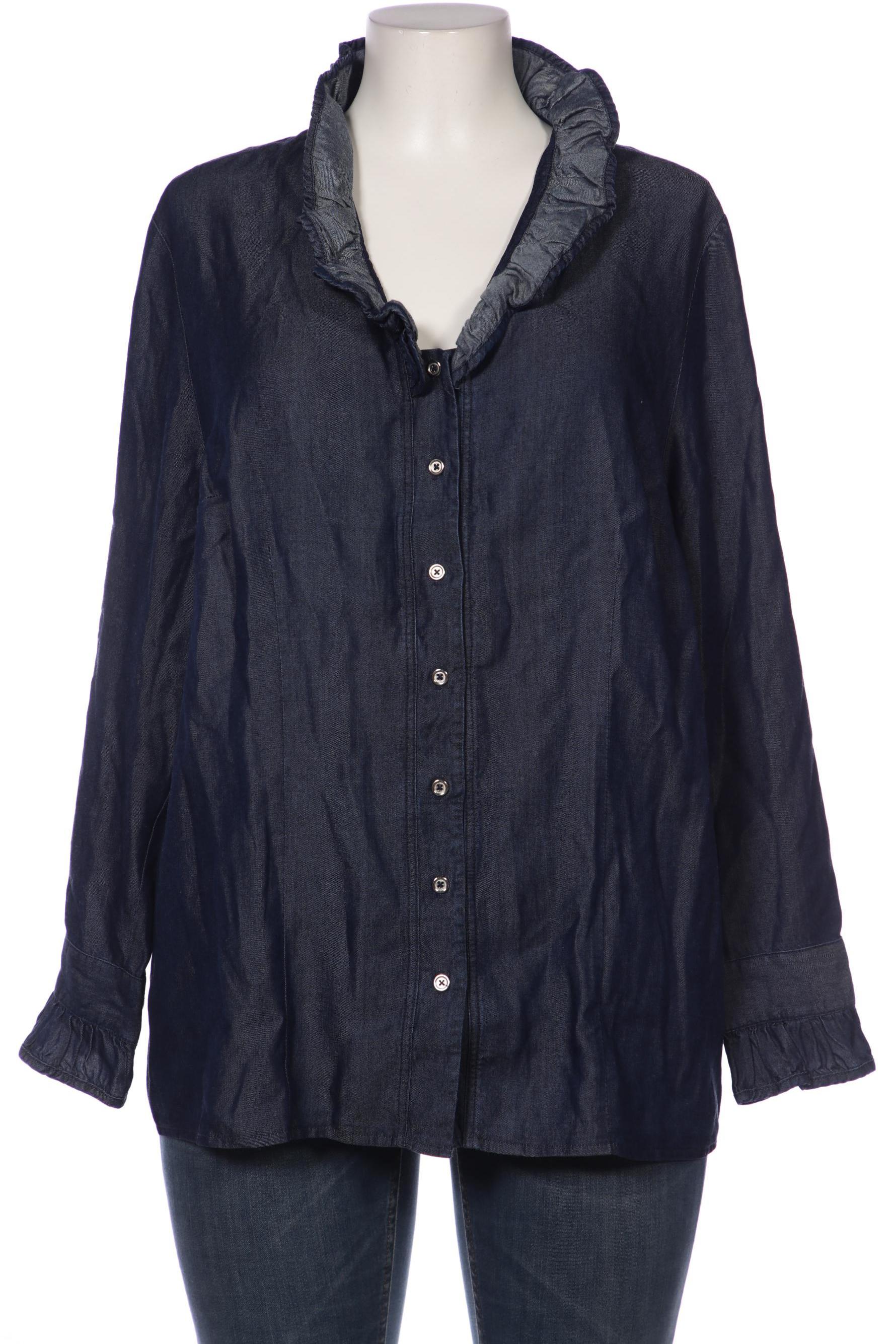 

Ulla Popken Damen Bluse, blau, Gr. 46