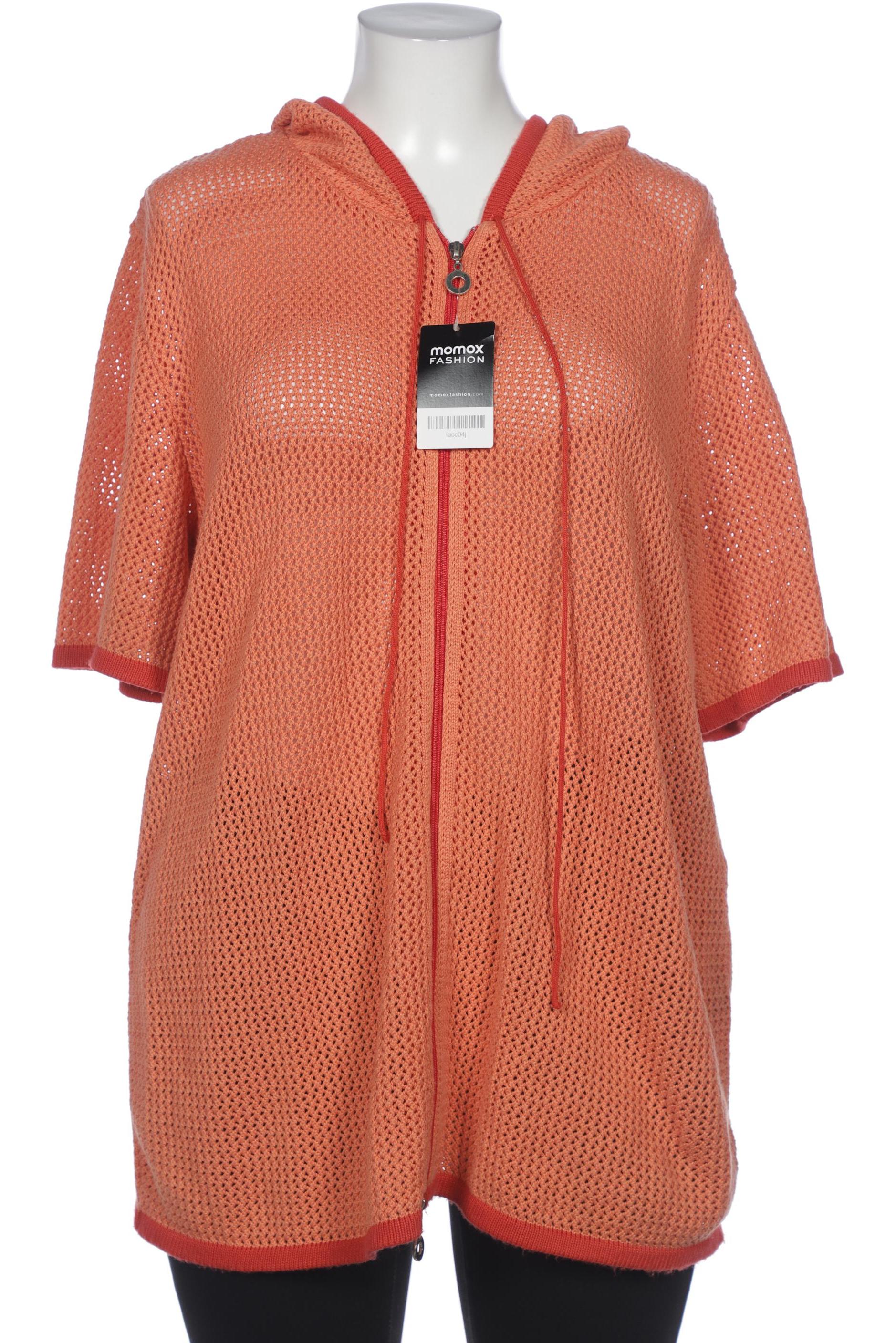

Ulla Popken Damen Strickjacke, orange, Gr. 46
