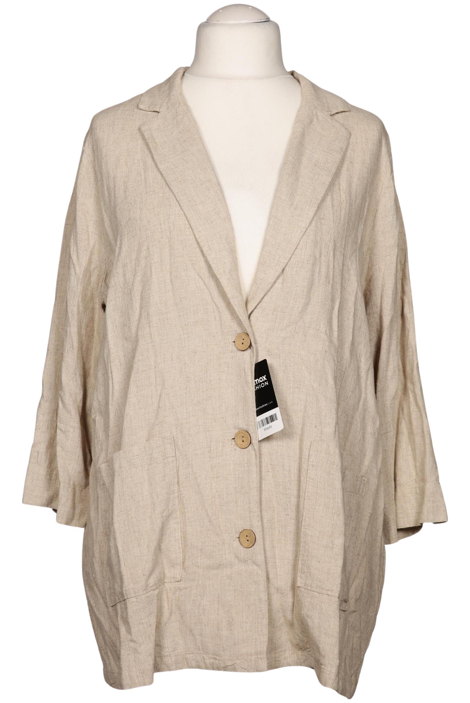 

Ulla Popken Damen Blazer, beige, Gr. 42