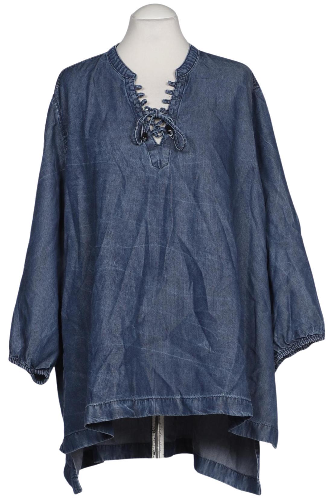 

Ulla Popken Damen Bluse, blau, Gr. 58