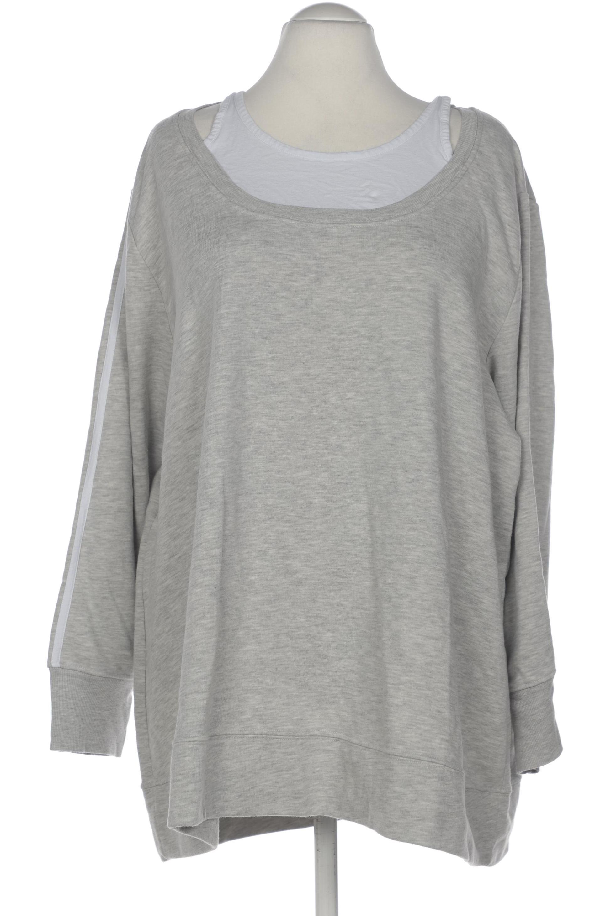 

Ulla Popken Damen Sweatshirt, grau, Gr. 58